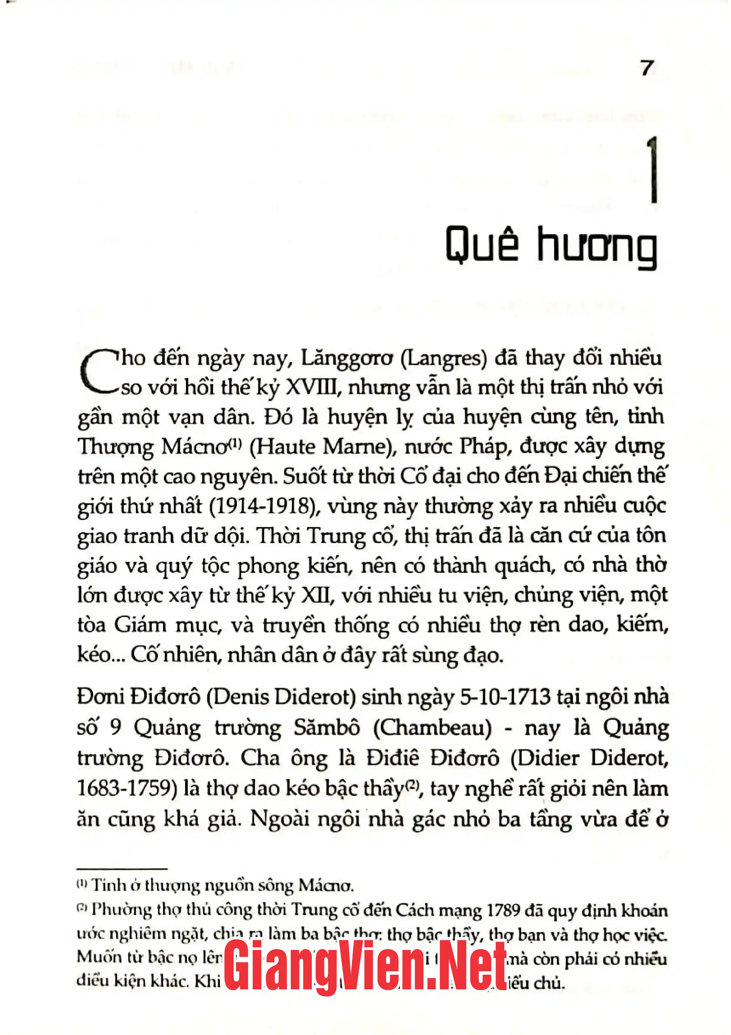 Mục lục chi tiết trang 3 sách Điđôrô và thế kỷ ánh sáng