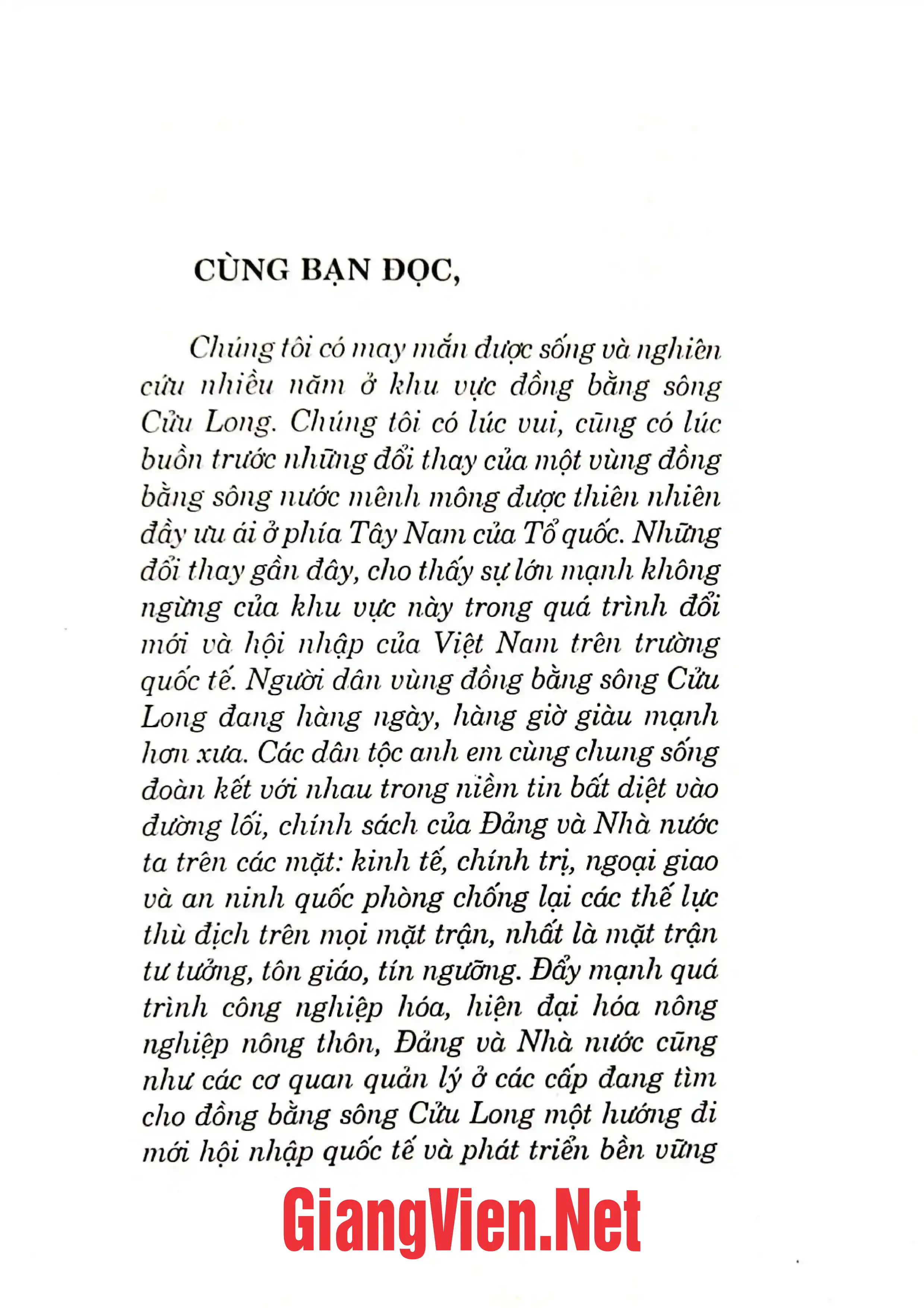 Mục lục chi tiết trang 1 sách Tôn giáo tín ngưỡng của các cư dân vùng đồng bằng sông Cửu Long