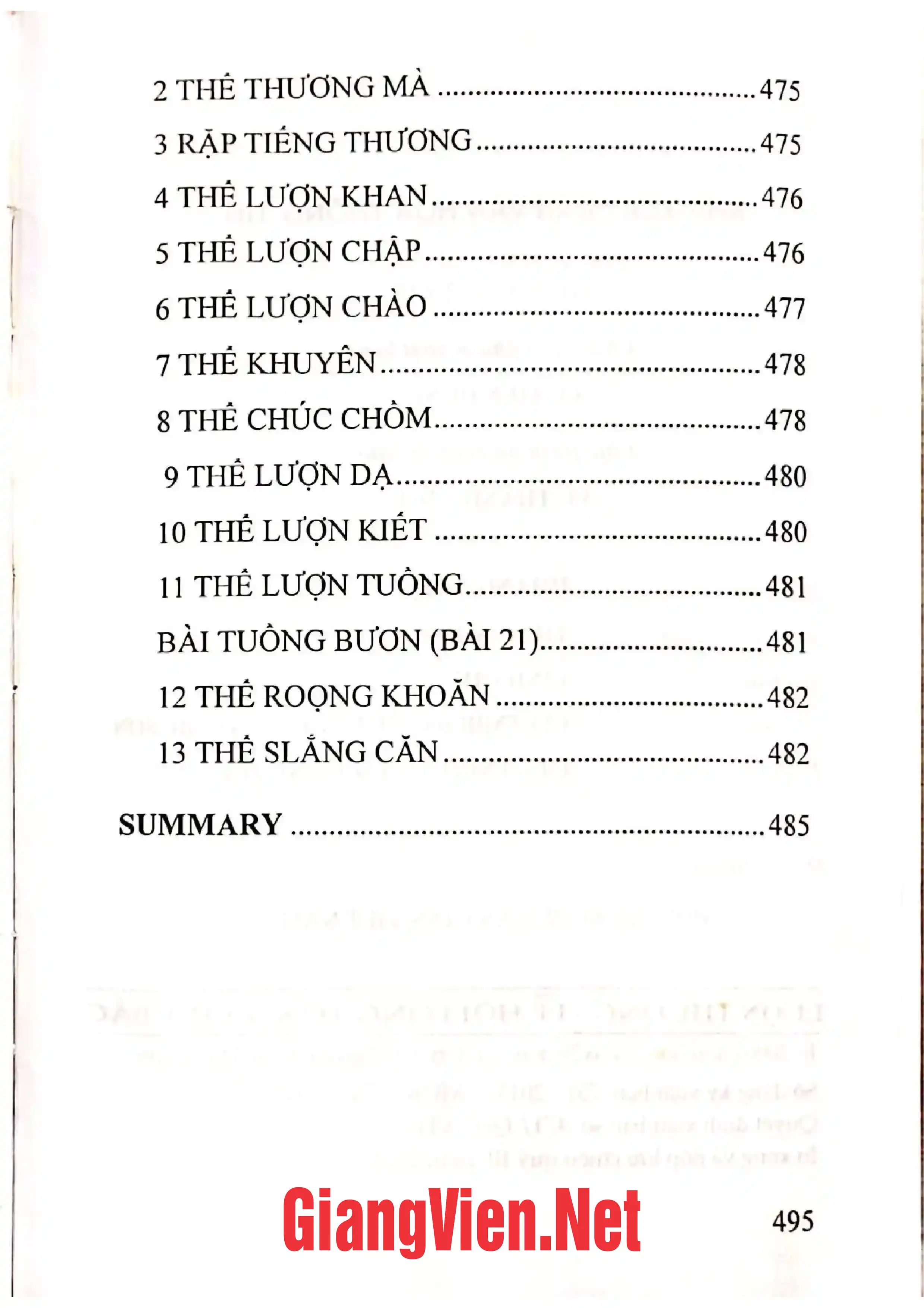 Nội dung mục lục và hình ảnh sách Lượn thương - Lễ hội Lồng tồng Việt Bắc - Trang 8