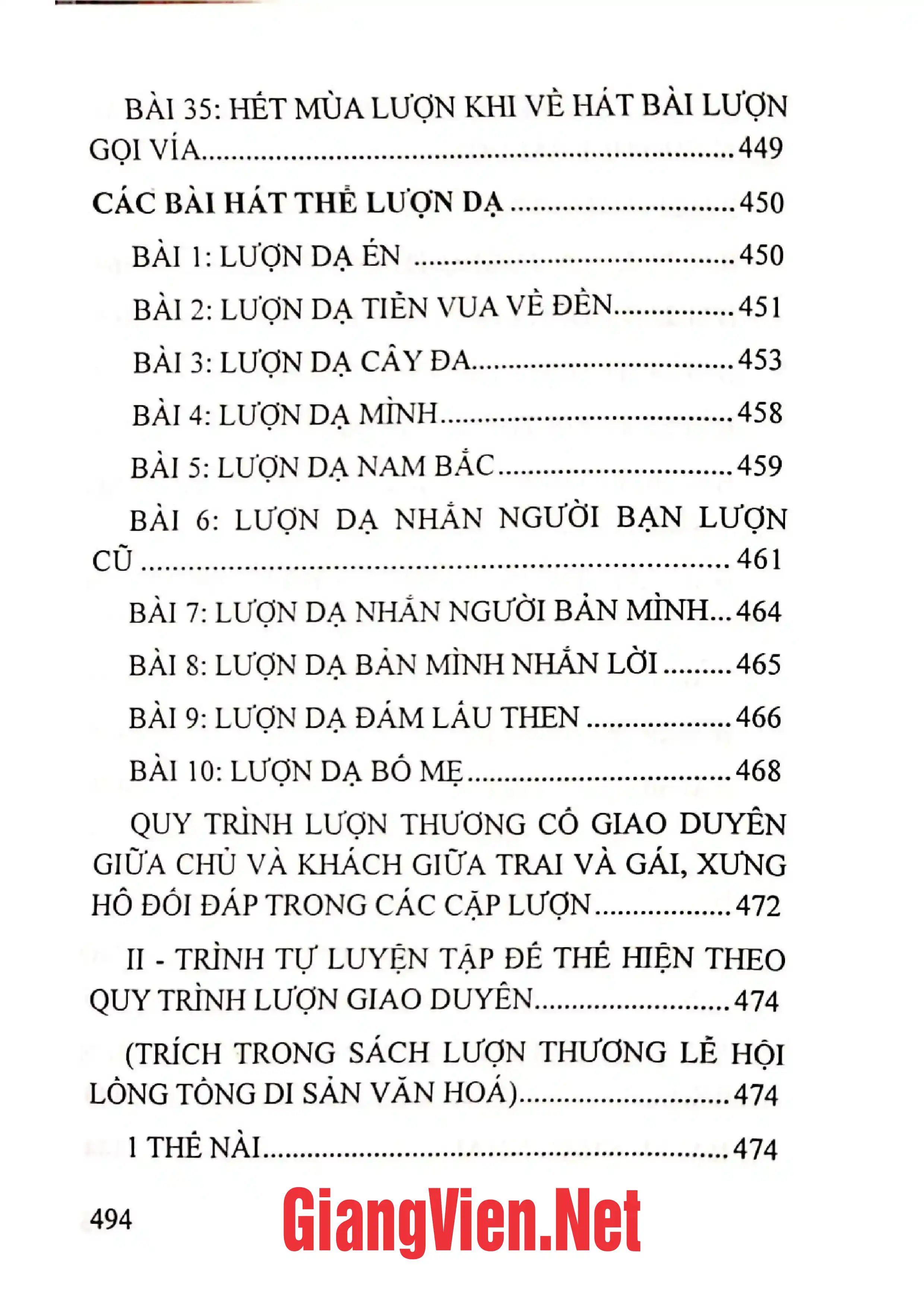 Nội dung mục lục và hình ảnh sách Lượn thương - Lễ hội Lồng tồng Việt Bắc - Trang 7