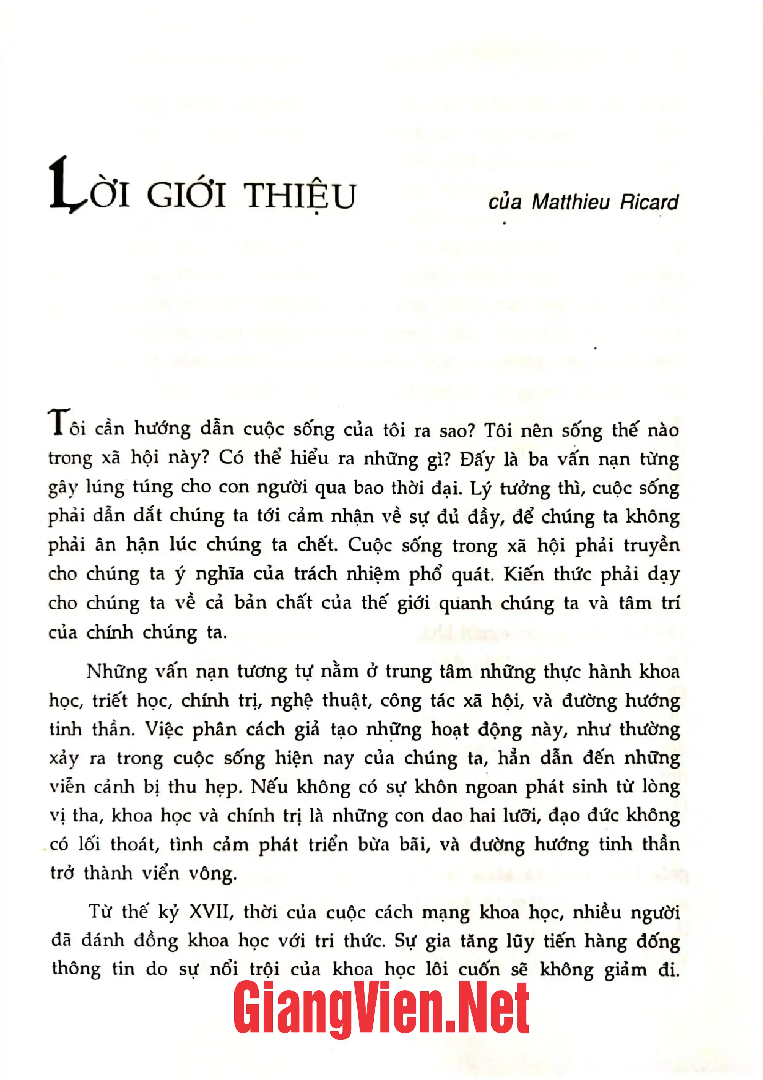 Mục lục chi tiết trang 1 sách Lượng Tử và Hoa Sen, Hành trình tiến đến giao lộ giữa khoa học và Phật giáo
