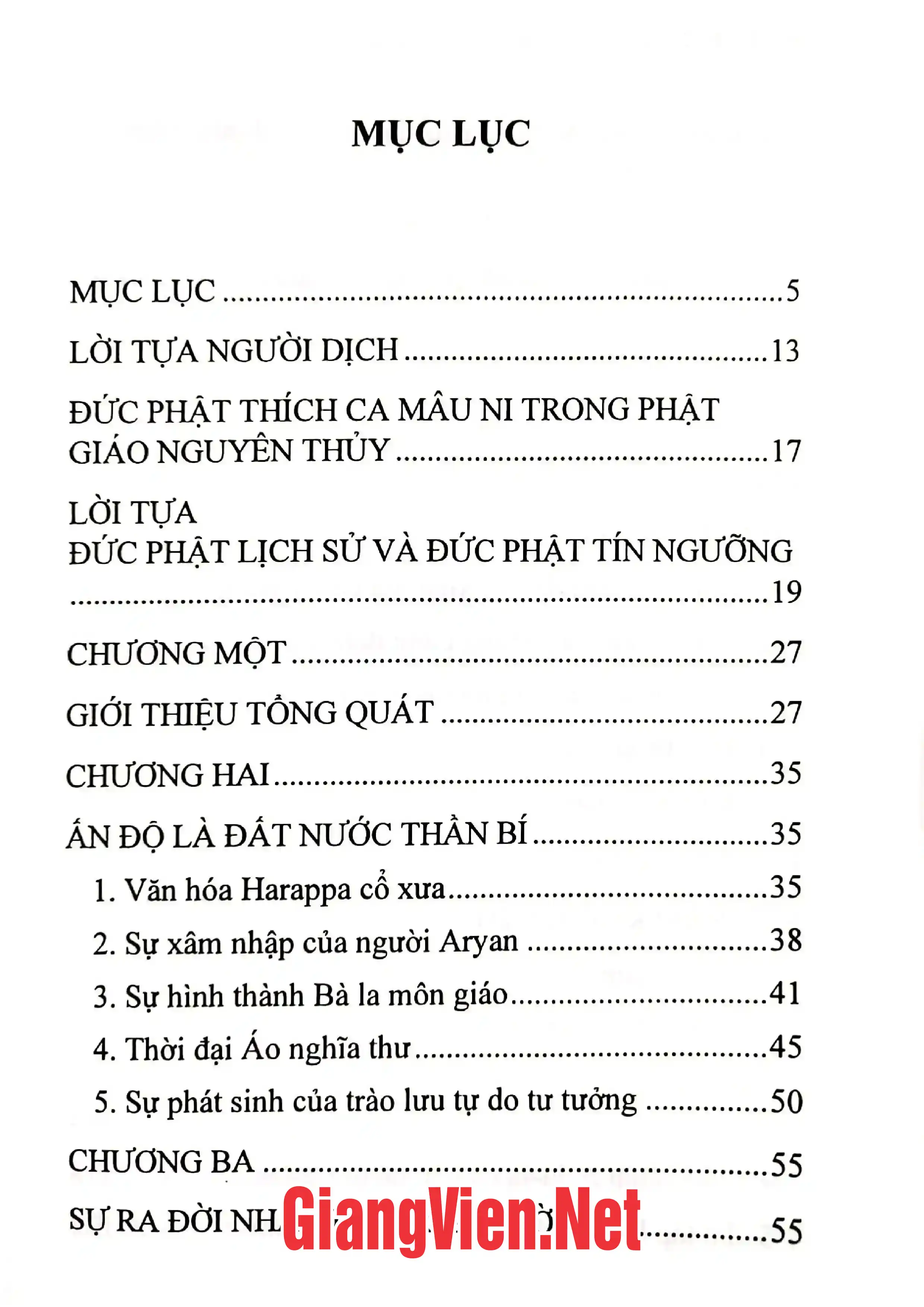 Trang bìa chính thức sách Đức Phật Thích Ca trong Phật giáo nguyên thủy, Vu Lăng Ba