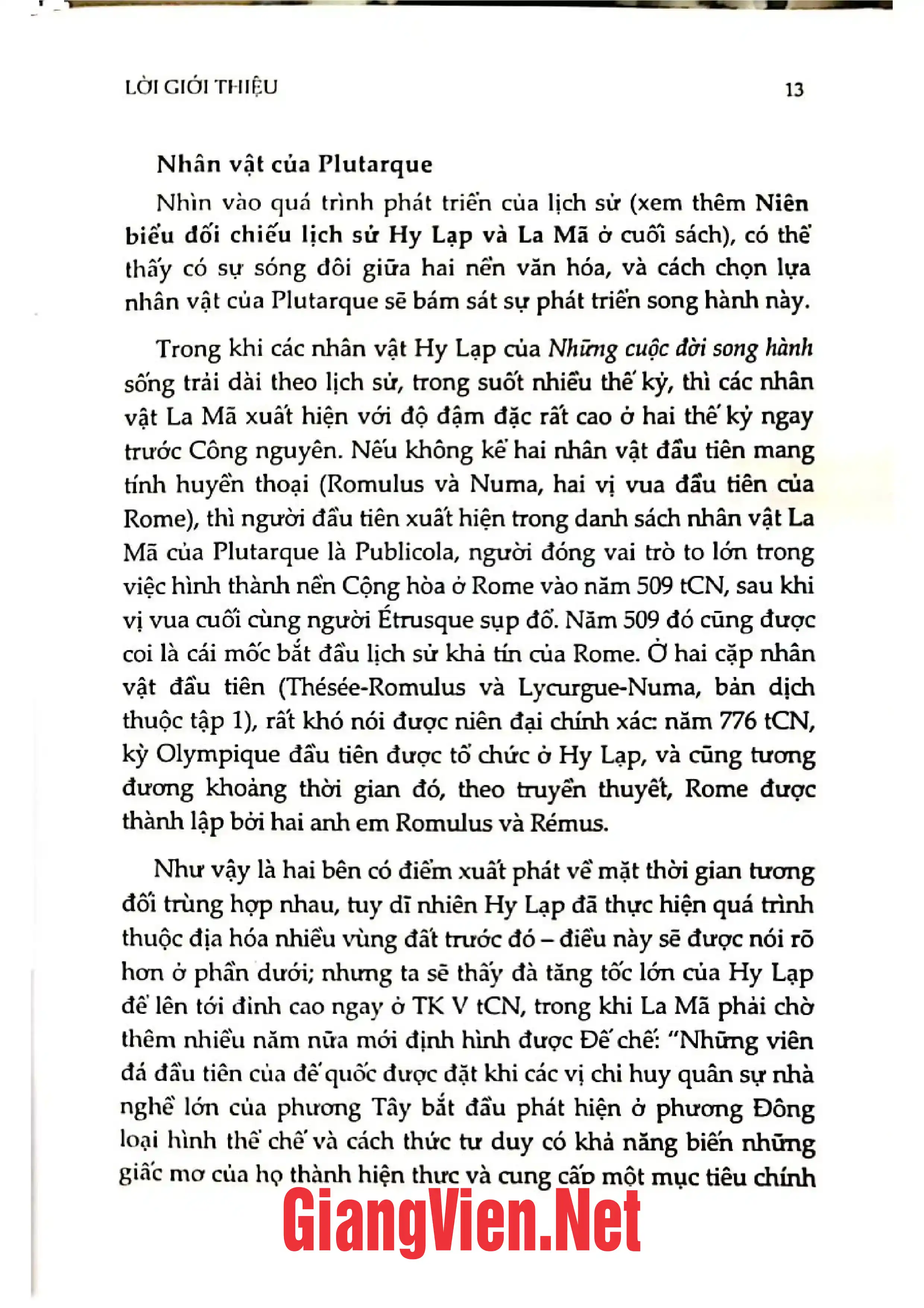 Nội dung mục lục và hình ảnh sách Những cuộc đời song hành. Đời các nhân vật kiệt xuất Hy Lạp - La Mã cổ, Tập I - Trang 5