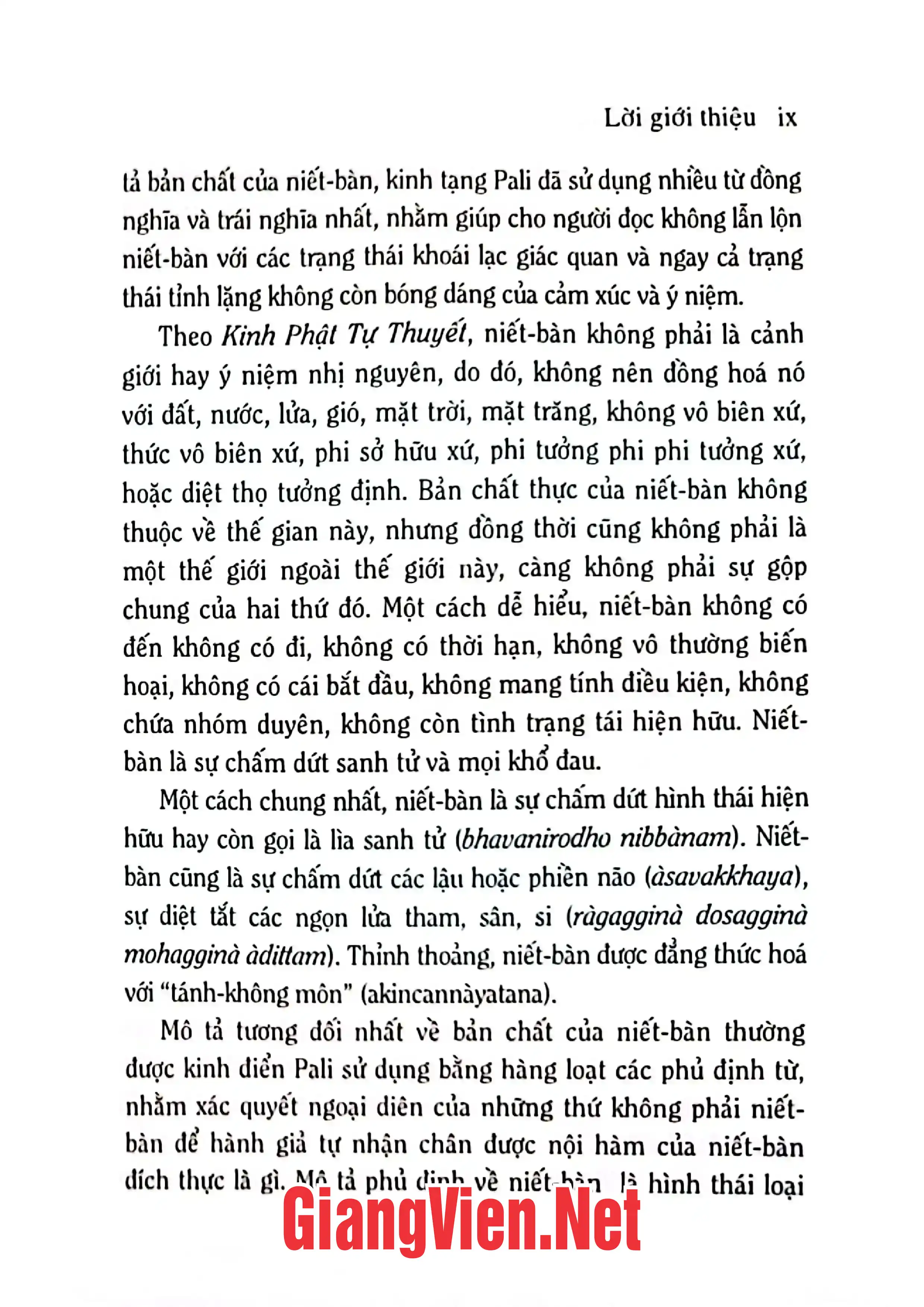 Mục lục chi tiết trang 3 sách Niết bàn qua tâm lý học