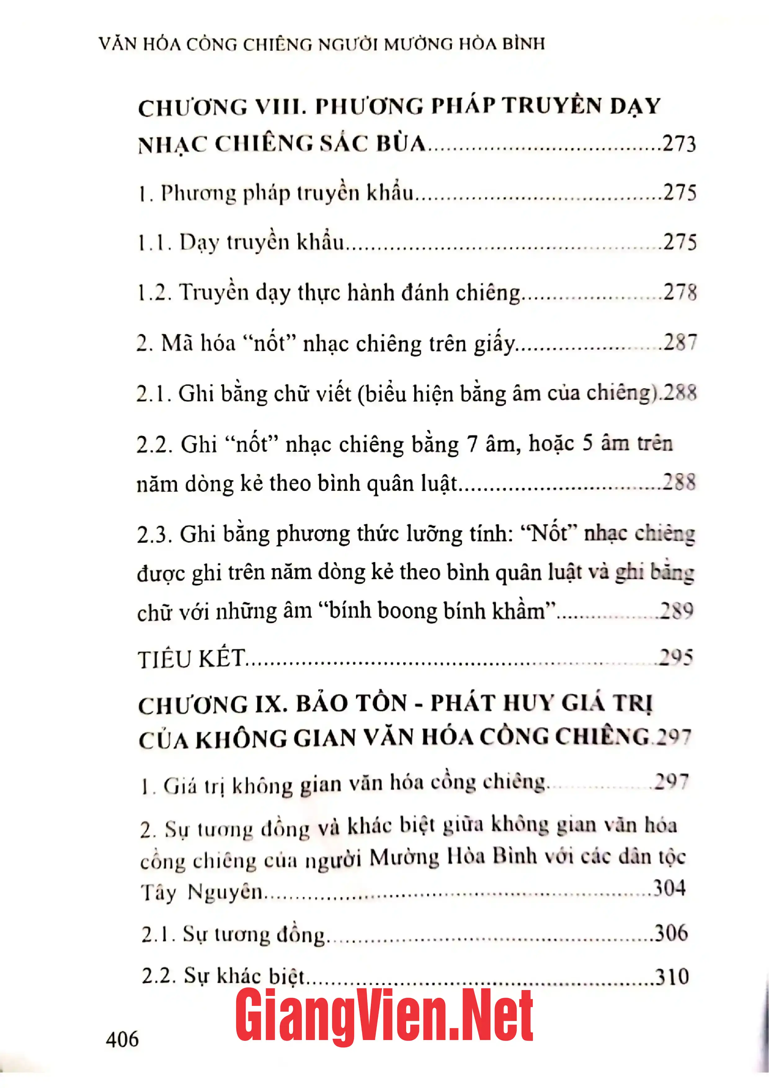Nội dung mục lục và hình ảnh sách Văn hóa cồng chiêng người Mường Hòa Bình - Trang 5