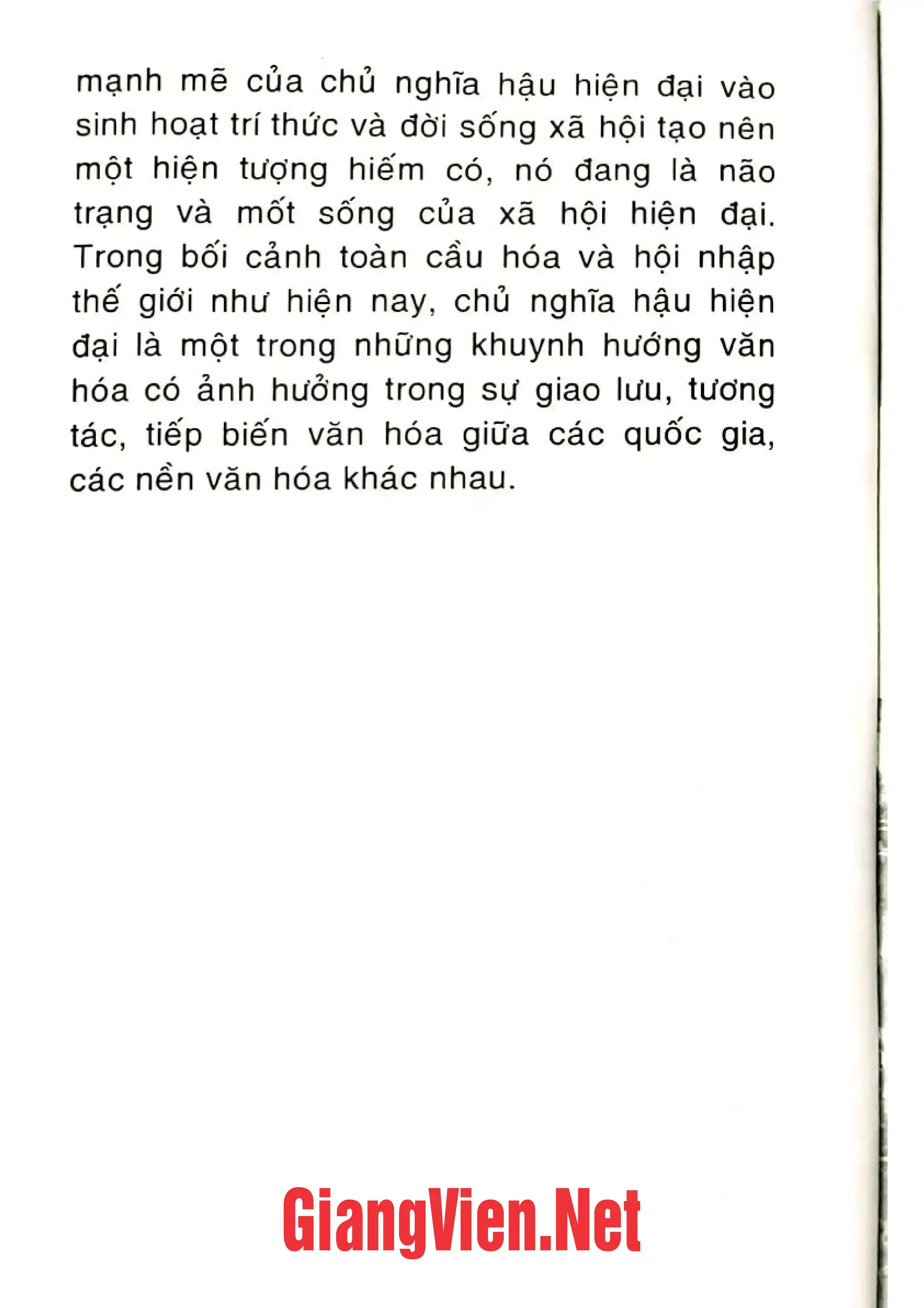 Nội dung mục lục và hình ảnh sách Chủ nghĩa hậu hiện đại - Trang 5