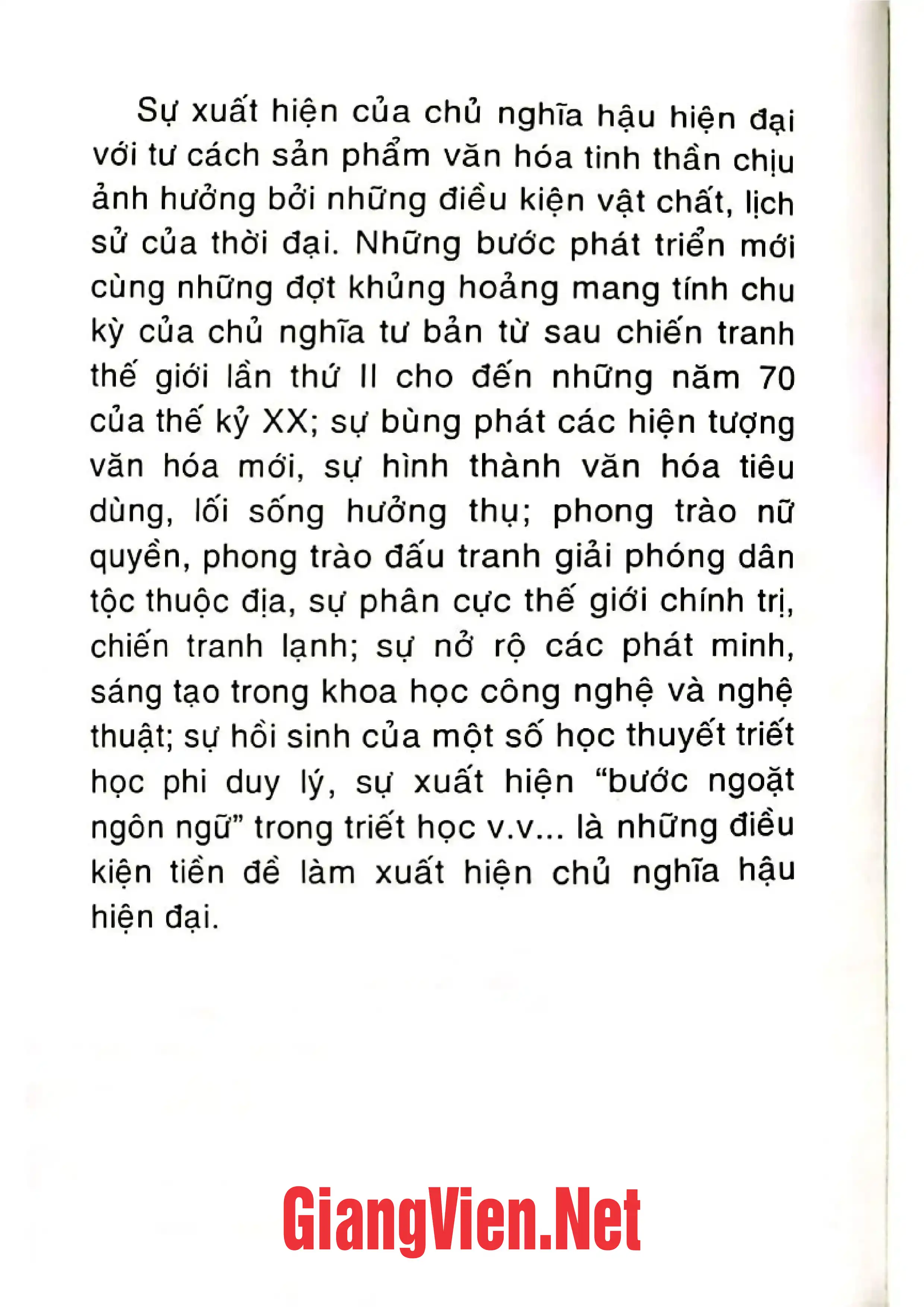 Nội dung mục lục và hình ảnh sách Chủ nghĩa hậu hiện đại - Trang 7