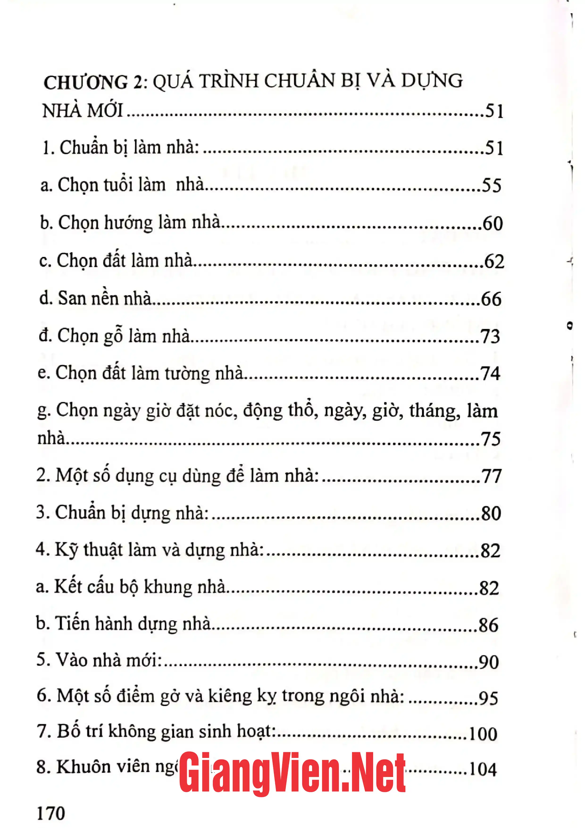 Mục lục chi tiết trang 1 sách Ngôi nhà truyền thống người Hmông xã Bản Phố, huyện Bắc Hà, tỉnh Lào Cai