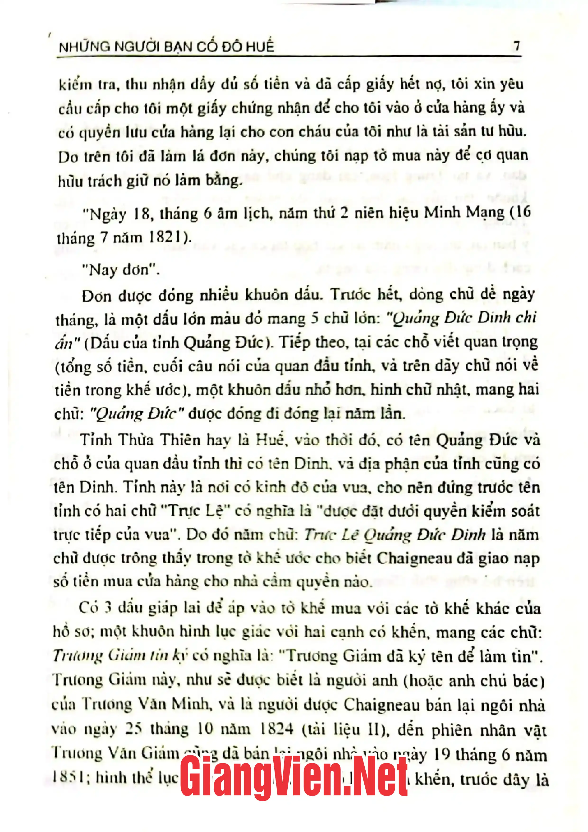 Ảnh minh họa nội dung cuốn sách: Những người bạn cố đô Huế, Tập 9: 1922