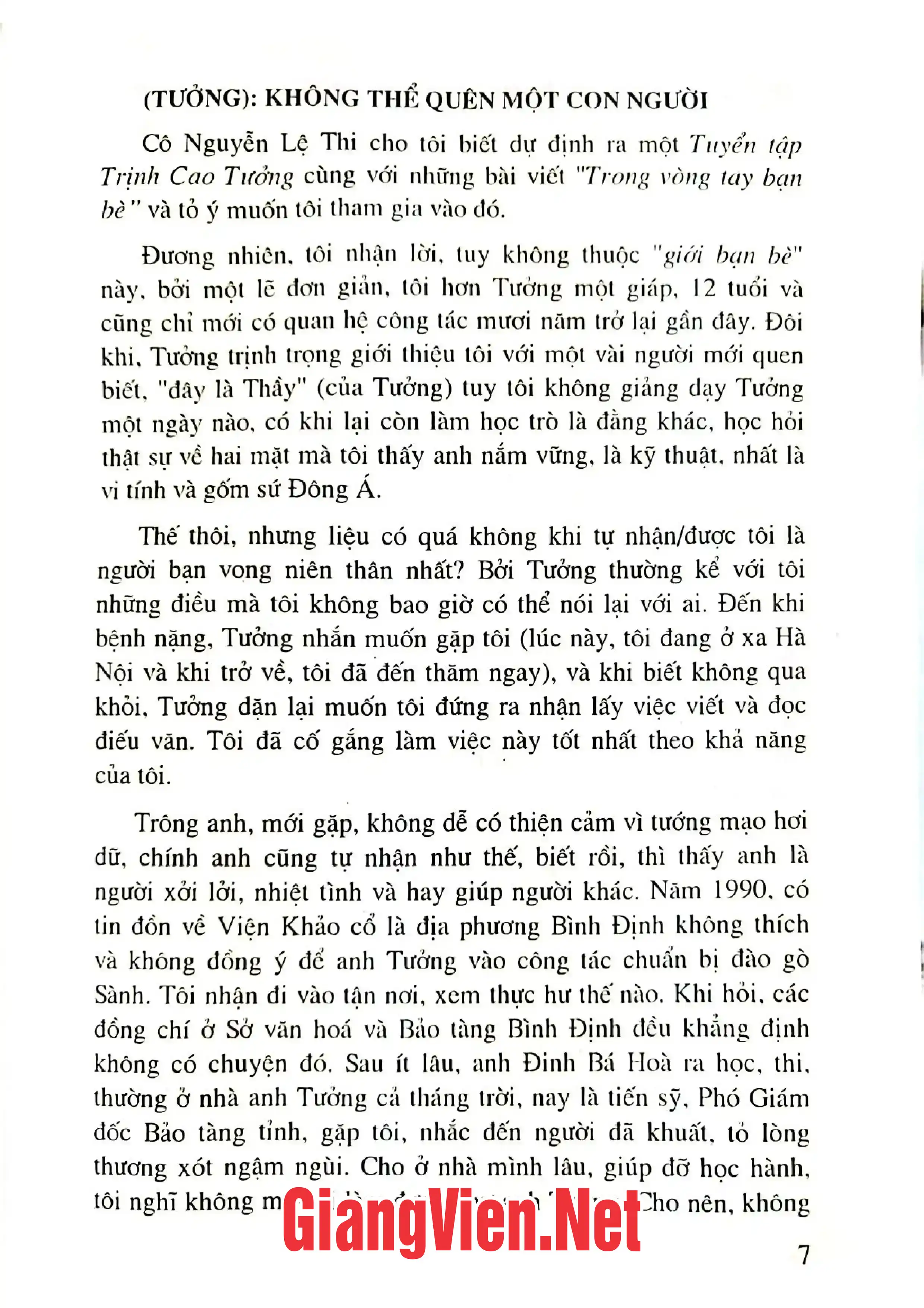 Trang bìa chính thức sách Một chặng đường tìm về qúa khứ