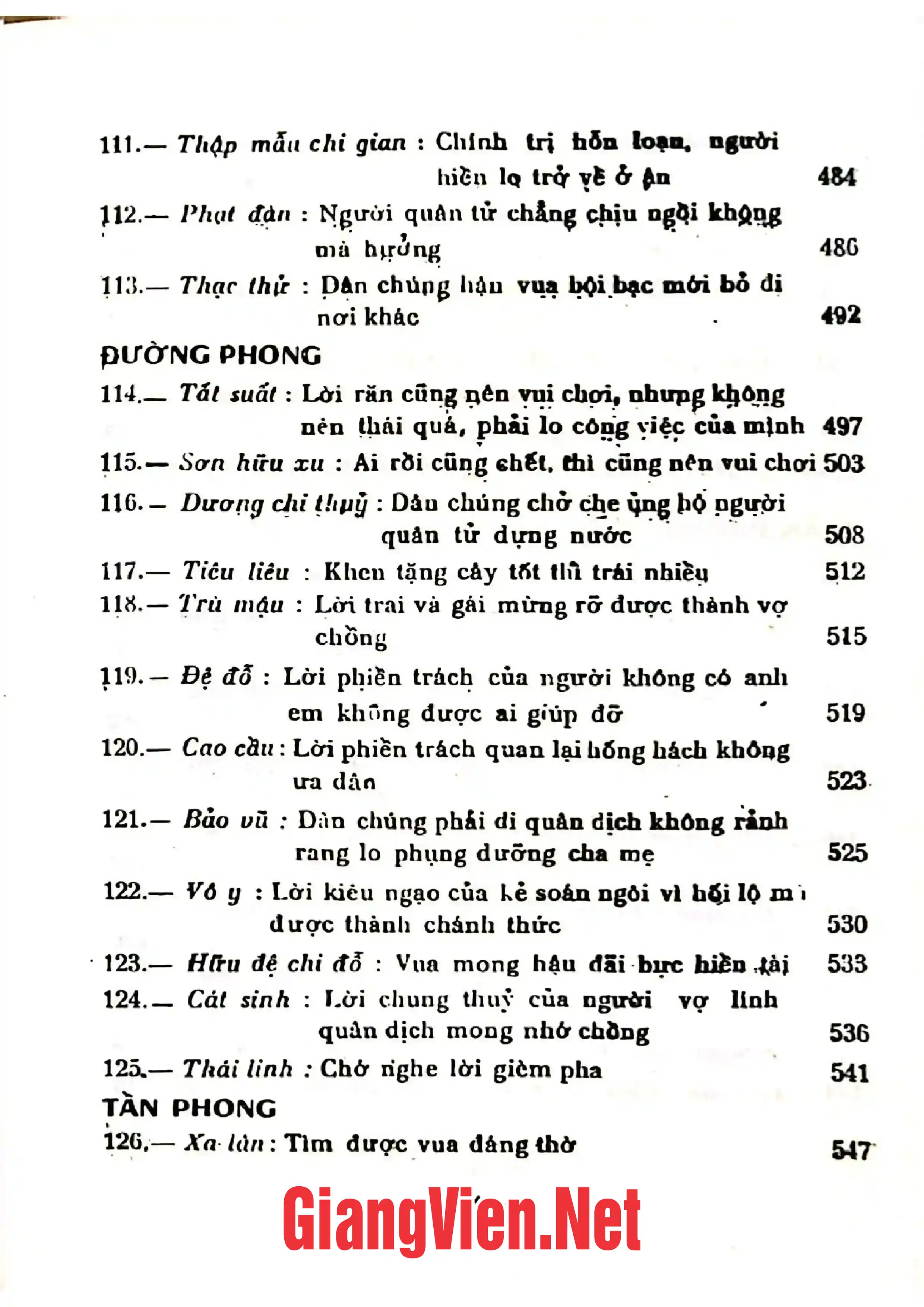 Nội dung mục lục và hình ảnh sách Kinh Thi: Thi kinh tập truyện, Ba tập, tập I, Văn học Trung Quốc - Trang 6