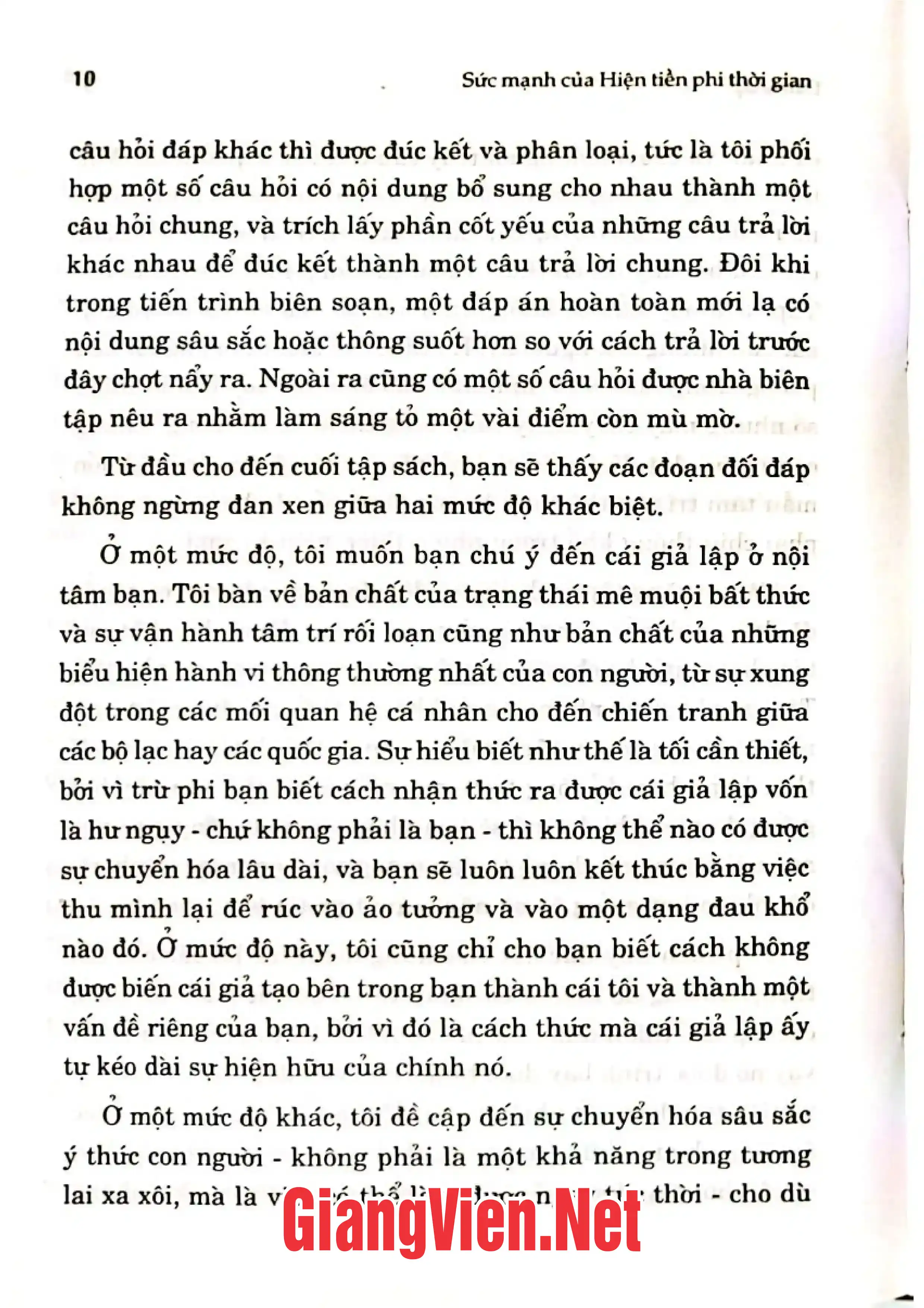 Nội dung mục lục và hình ảnh sách Thiền đối diện với cuộc đời sức mạnh của hiện tiền phi thời gian - Trang 6