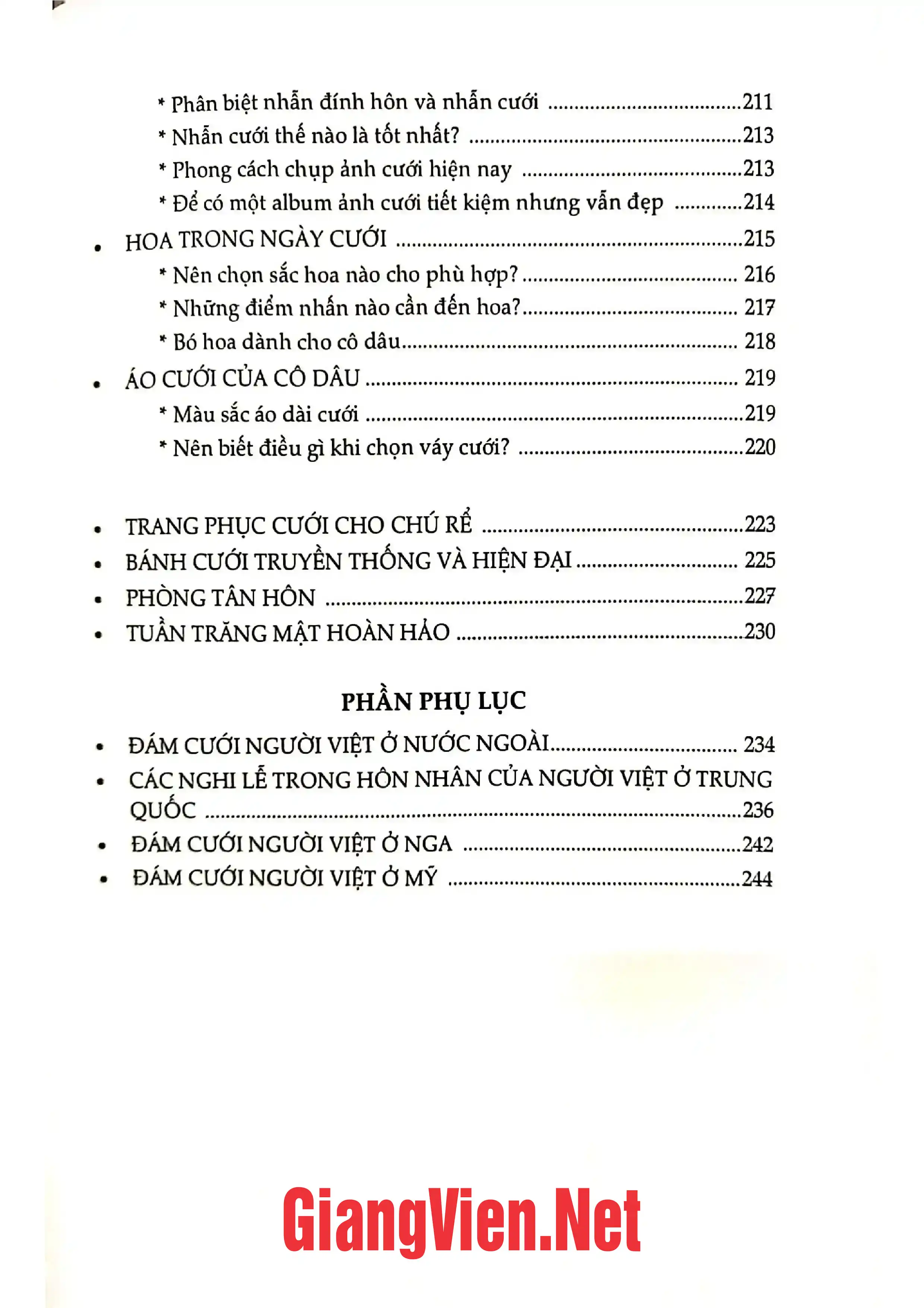 Ảnh minh họa nội dung cuốn sách: Đám cưới người Việt xưa và nay