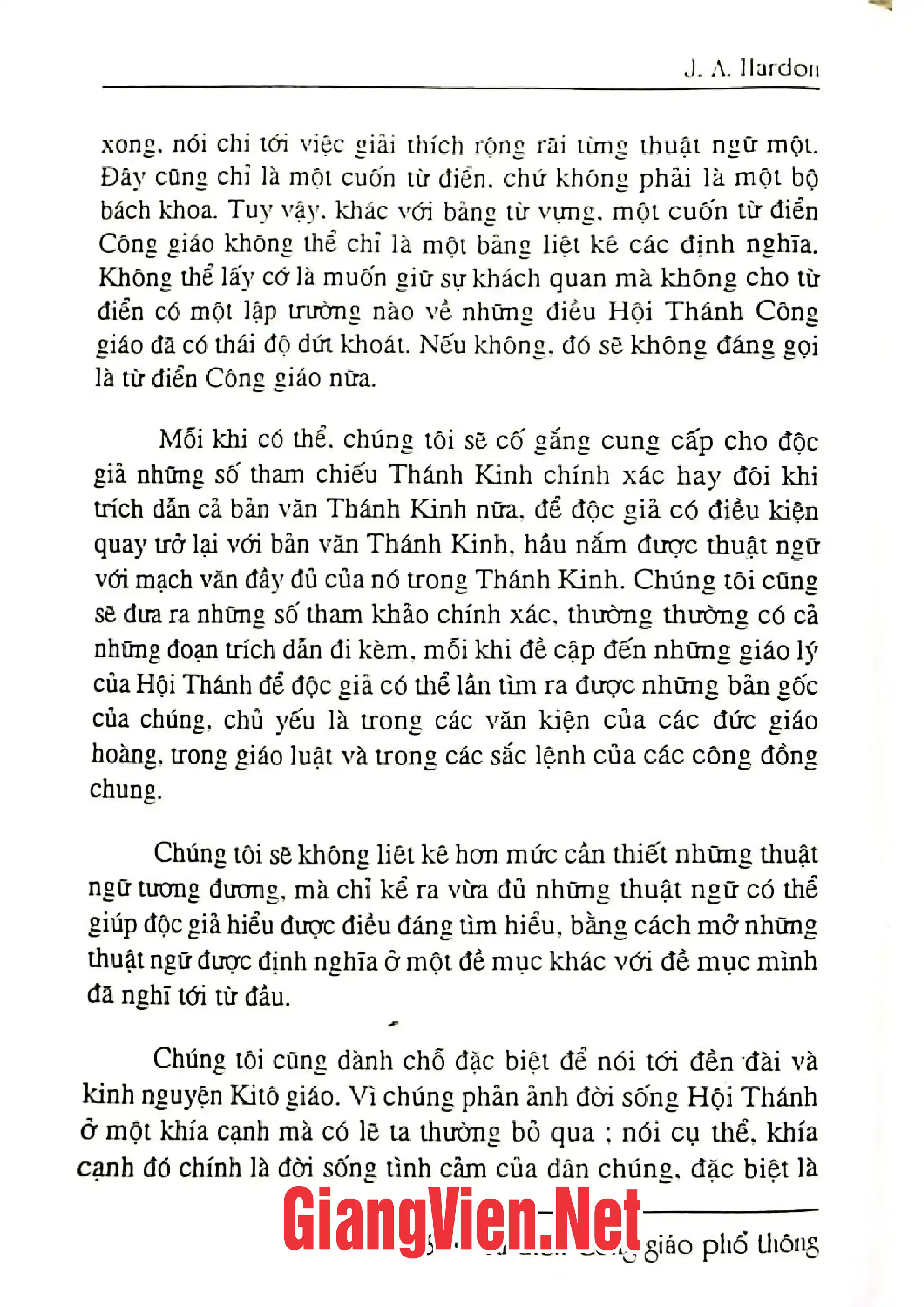 Mục lục chi tiết trang 2 sách Từ điển Công giáo phổ thông, Tập 1