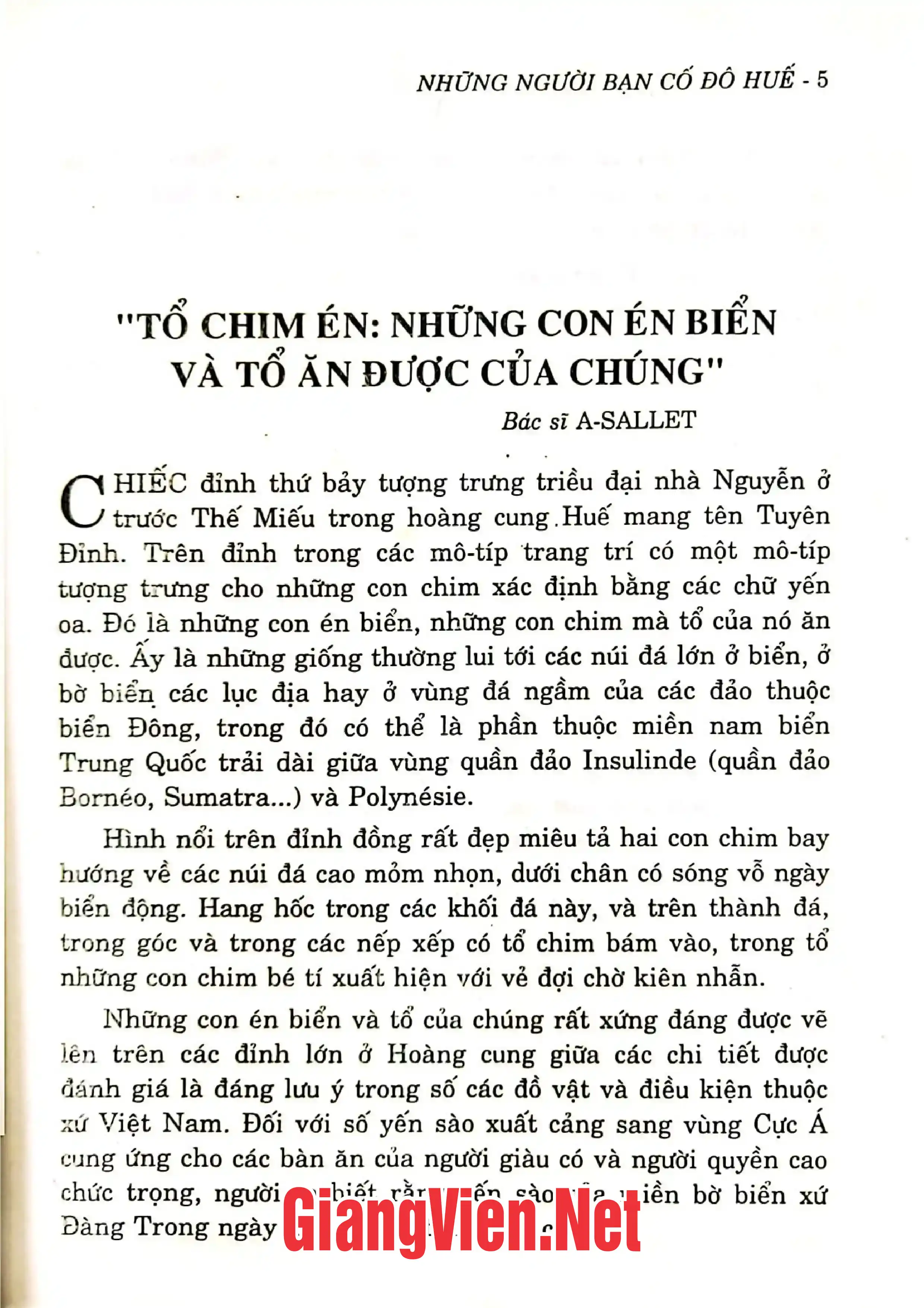 Mục lục chi tiết trang 1 sách Những người bạn cố đô Huế, Tập 17: 1930