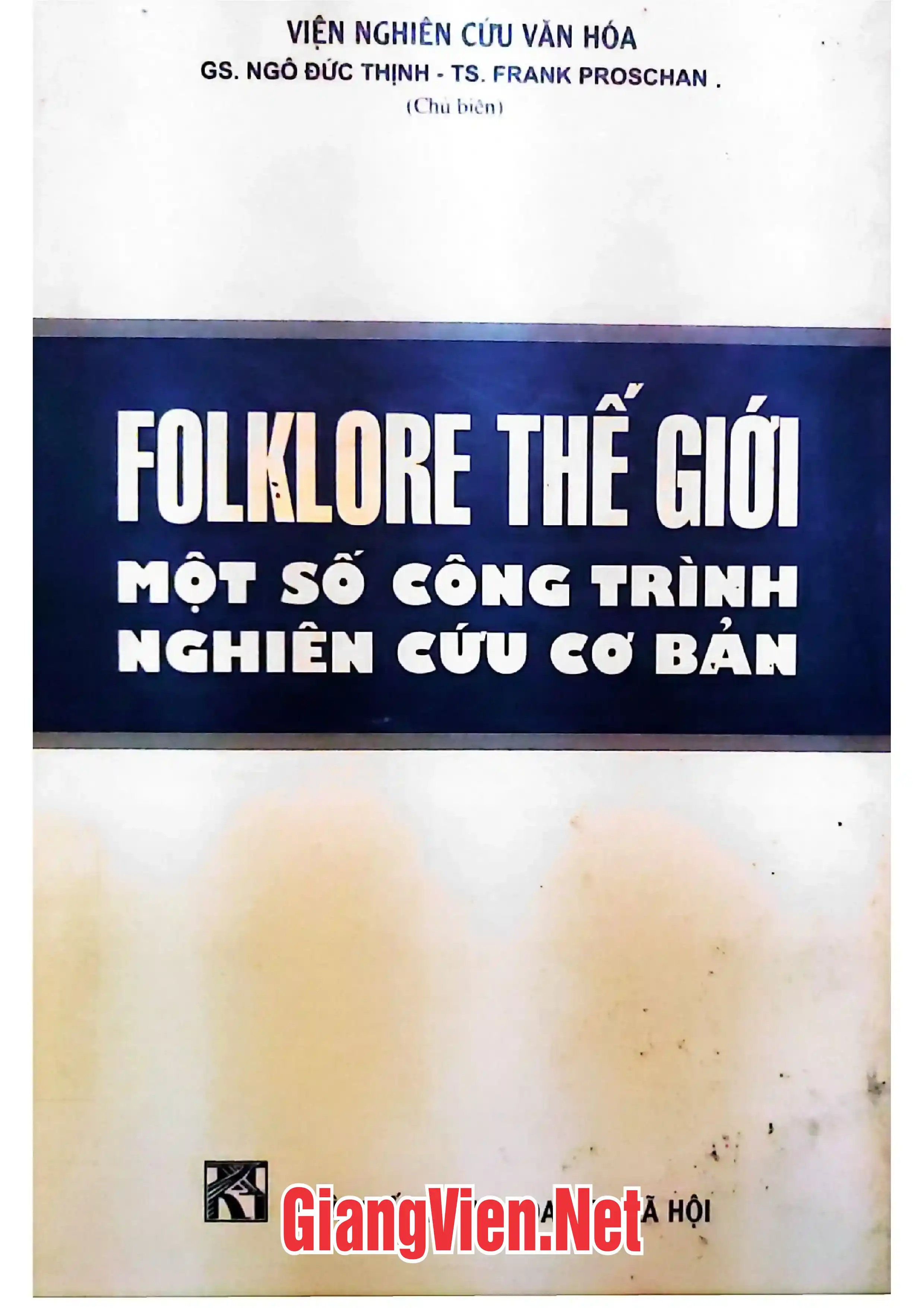 Ảnh bìa của Folklore thế giới một số công trình nghiên cứu cơ bản