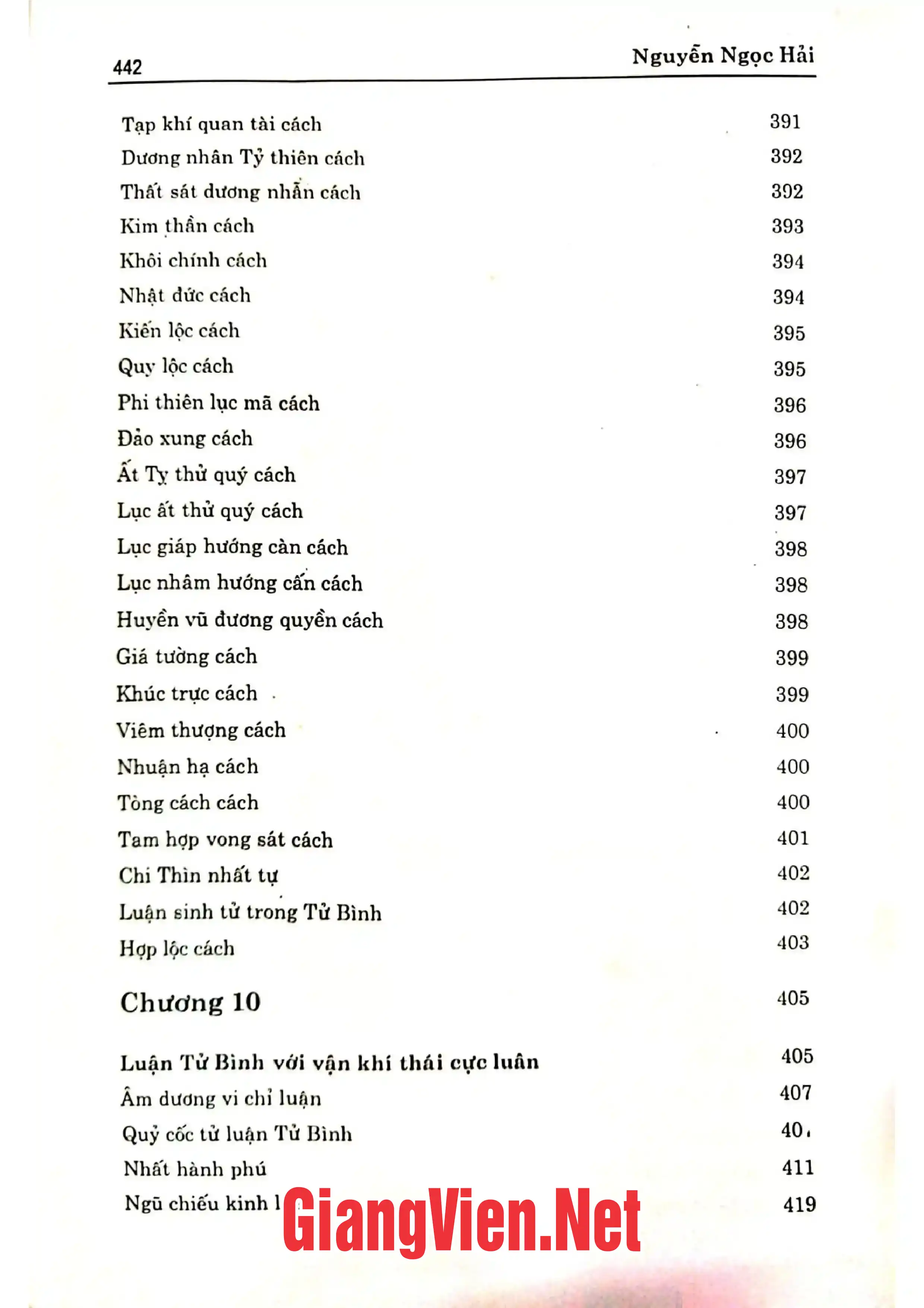 Nội dung mục lục và hình ảnh sách Tử Bình nhập môn - Trang 11