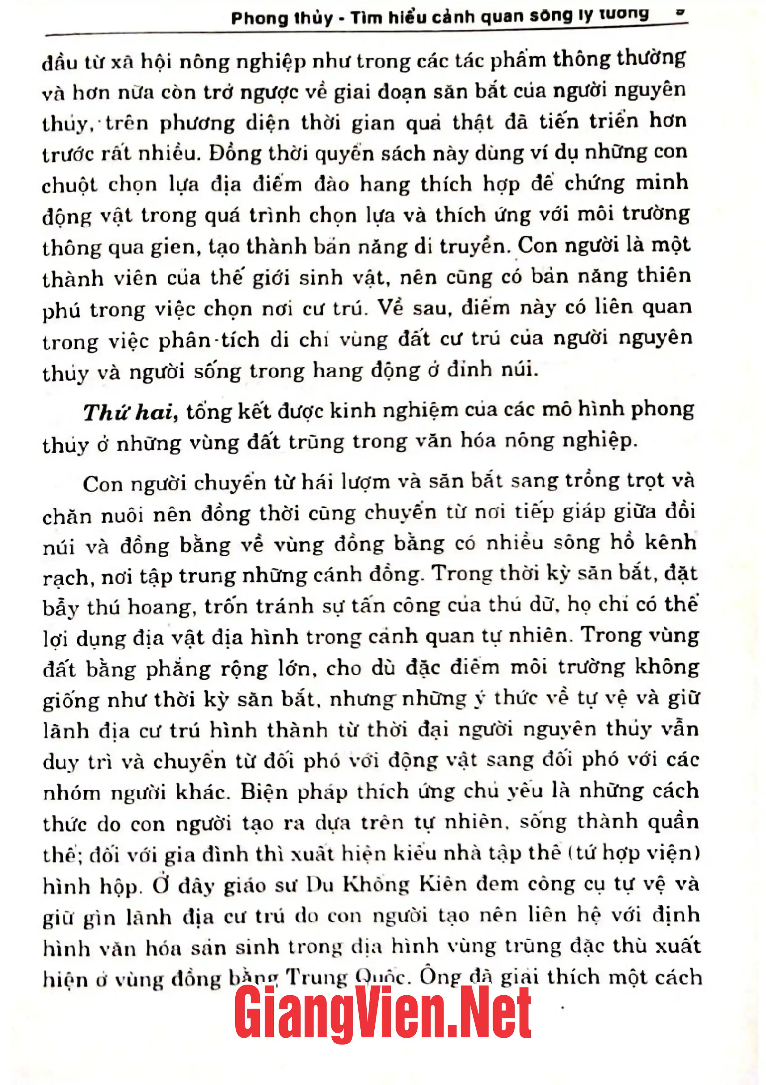 Nội dung mục lục và hình ảnh sách Phong thủy cảnh quan sống lý tưởng - Trang 6