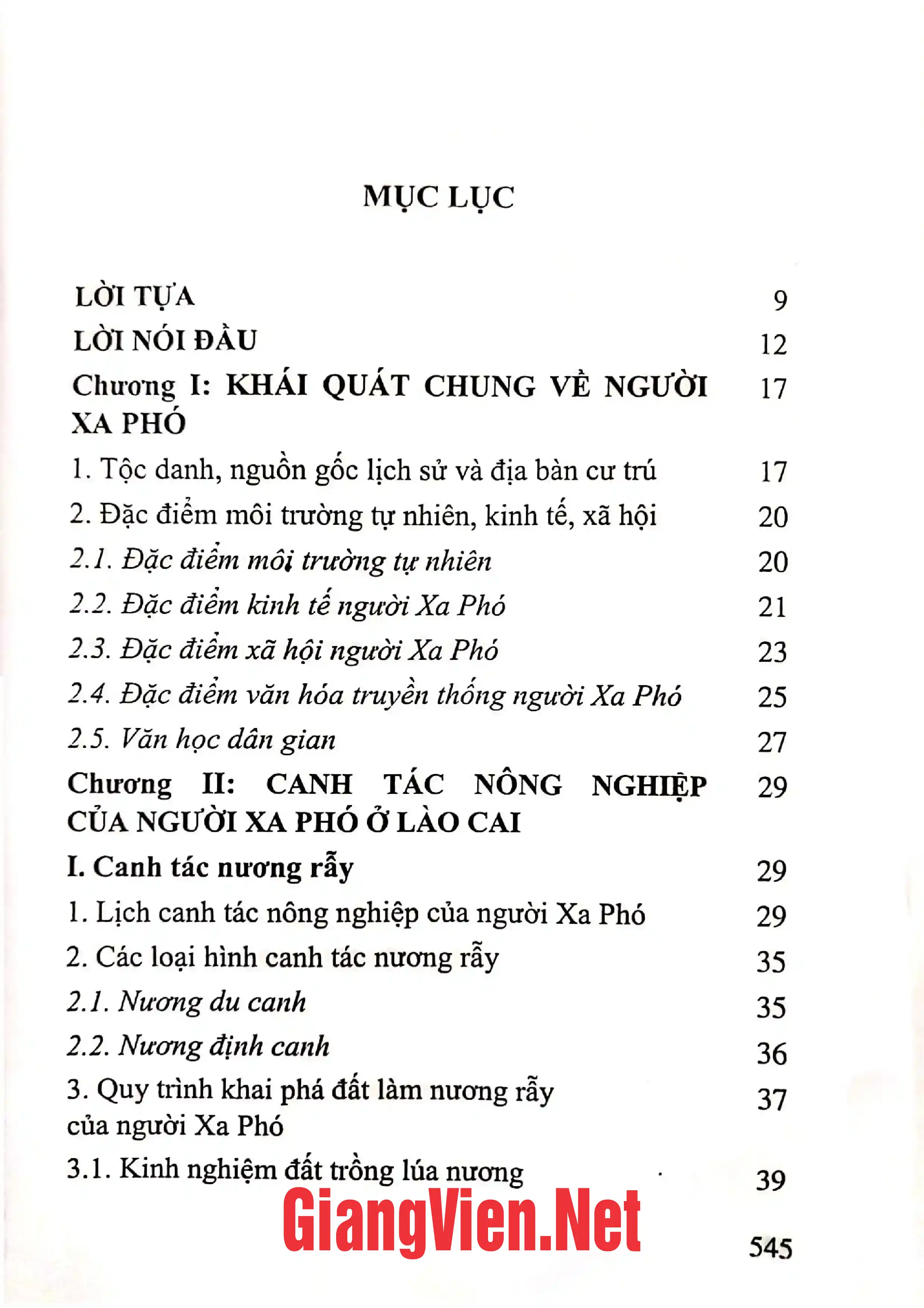 Trang bìa chính thức sách Văn hóa dân gian người Xá Phó ở Lào Cai tập 1