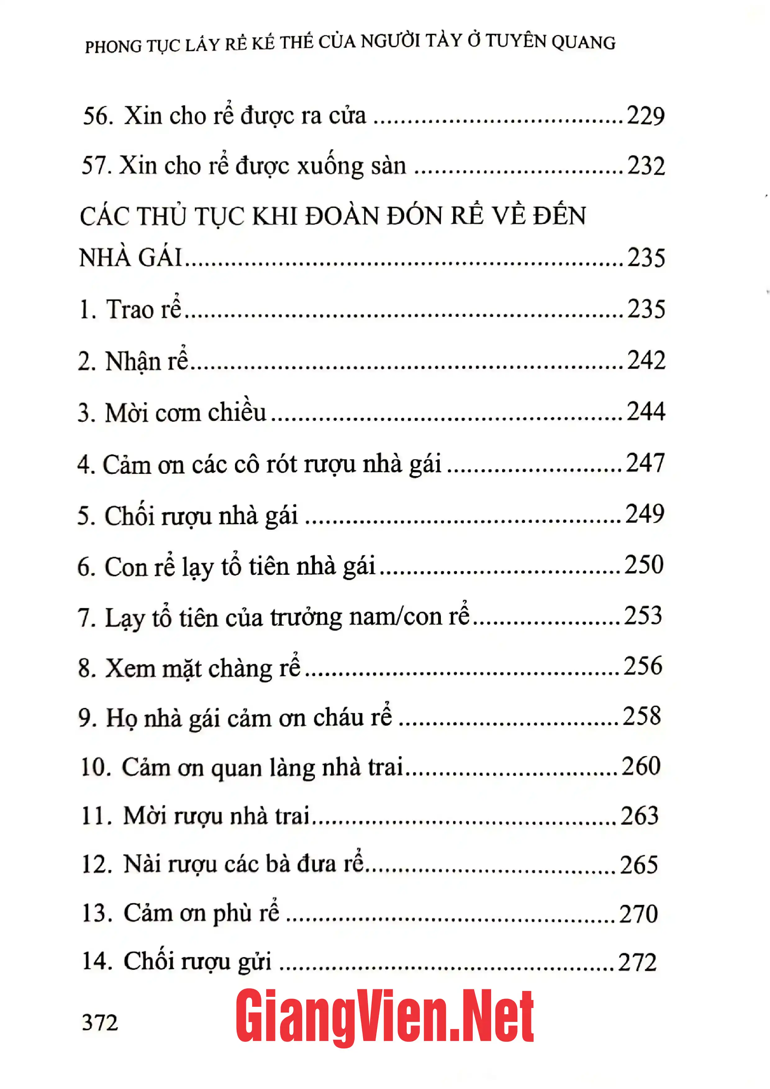 Nội dung mục lục và hình ảnh sách Phong tục lấy rể kế thế của người Tày ở Tuyên Quang - Trang 5