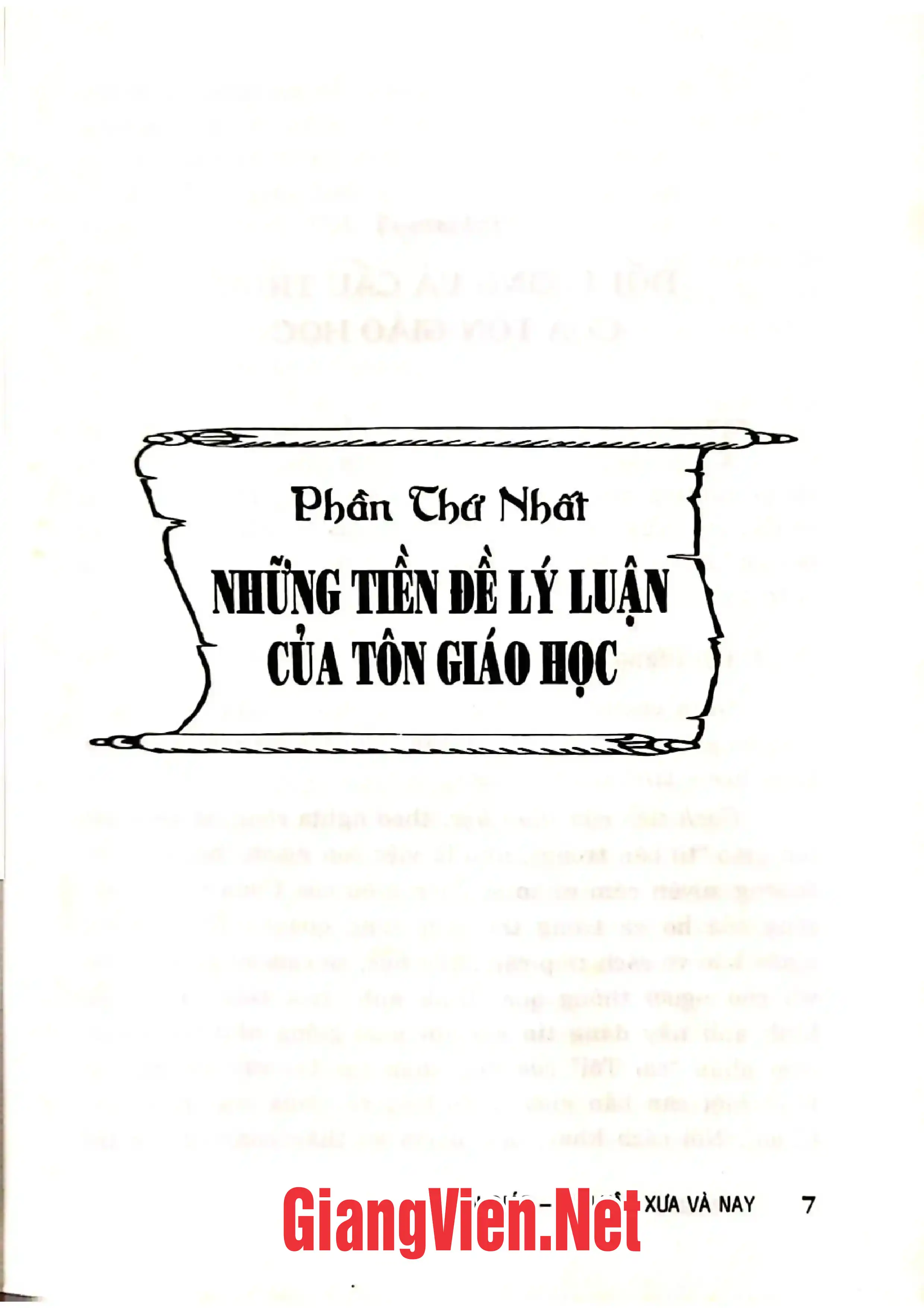 Ảnh minh họa nội dung cuốn sách: Tôn giáo lý luận xưa và nay