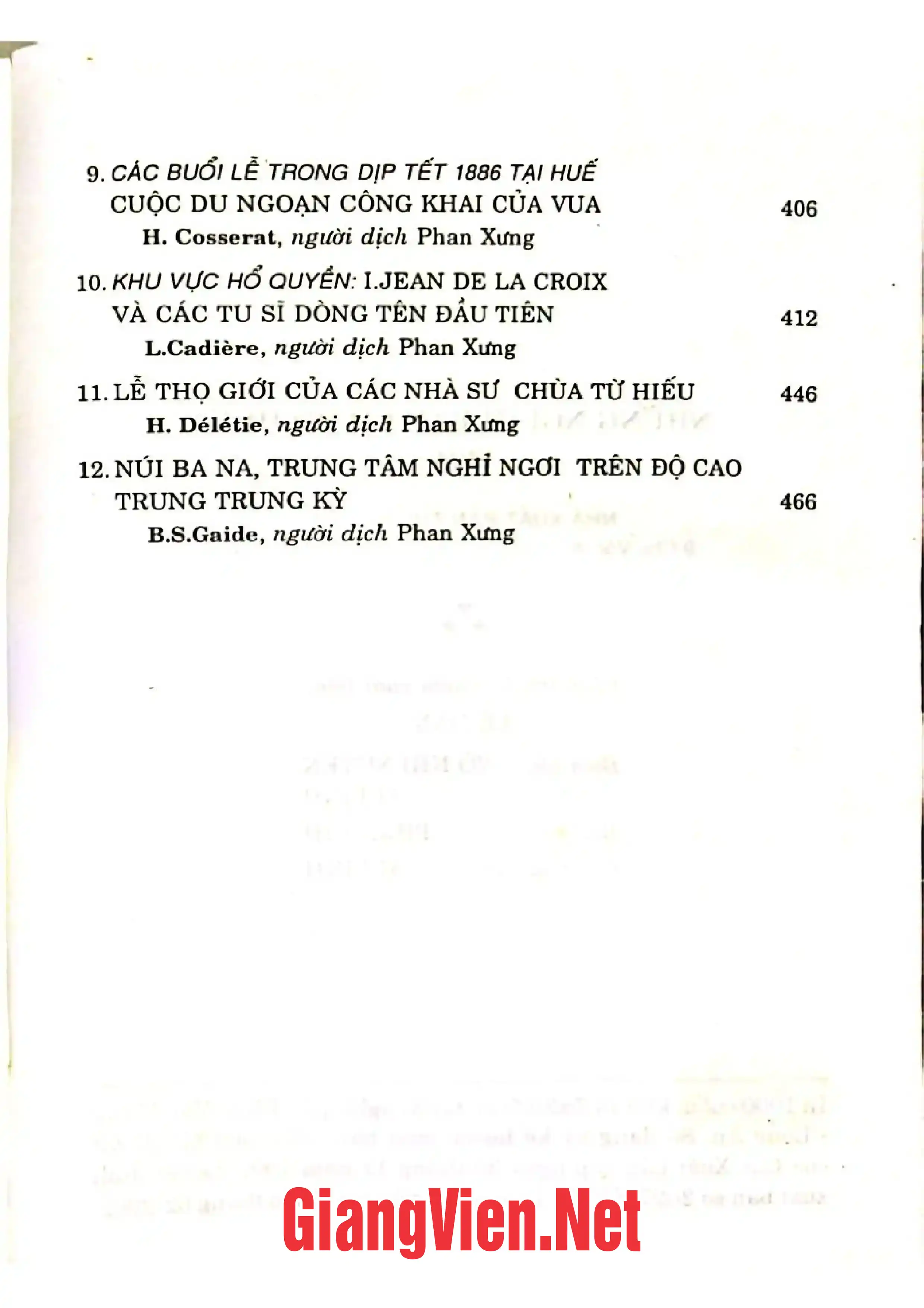 Ảnh minh họa nội dung cuốn sách: Những người bạn cố đô Huế, Tập 11: 1924