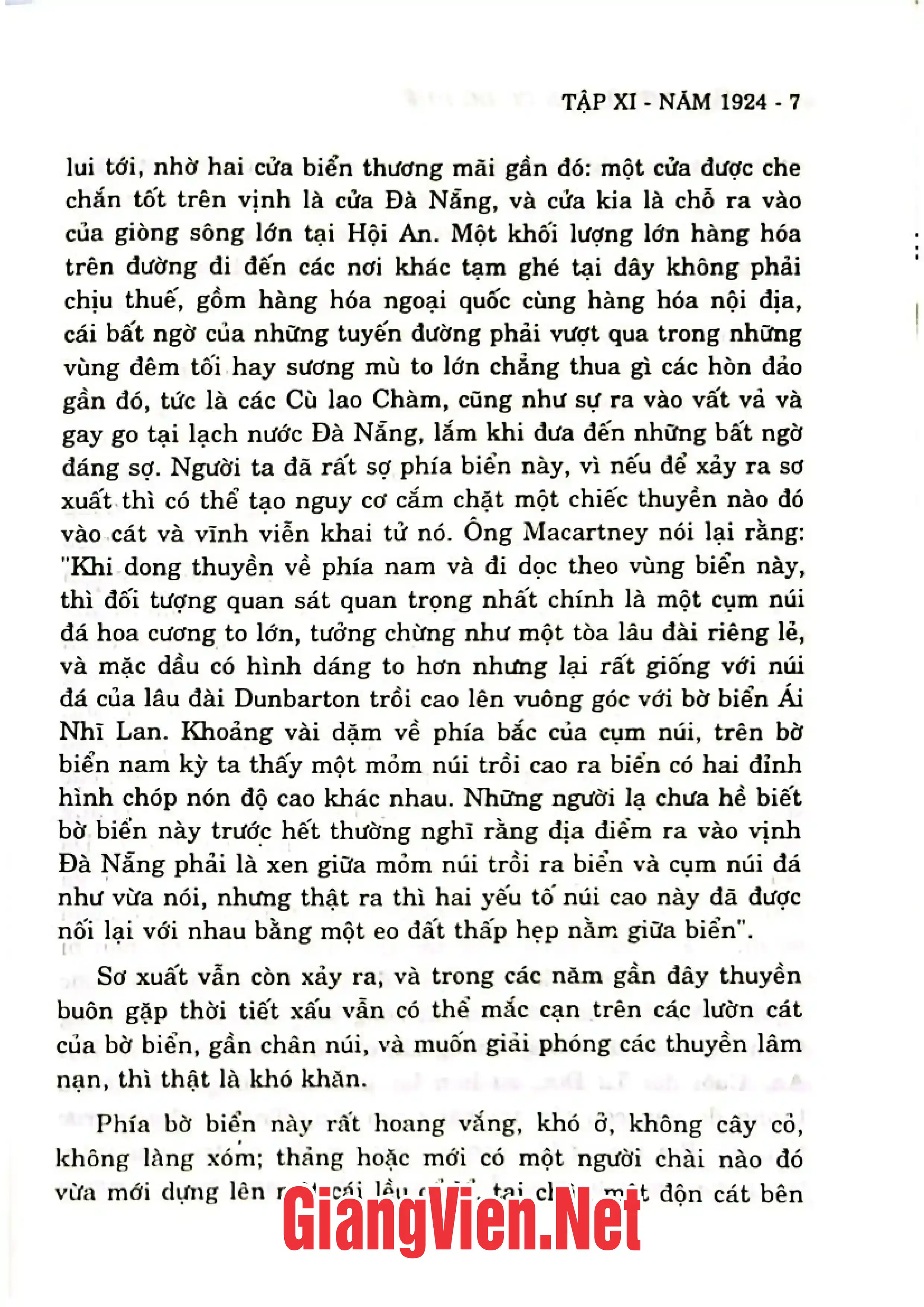 Ảnh minh họa nội dung cuốn sách: Những người bạn cố đô Huế, Tập 11: 1924