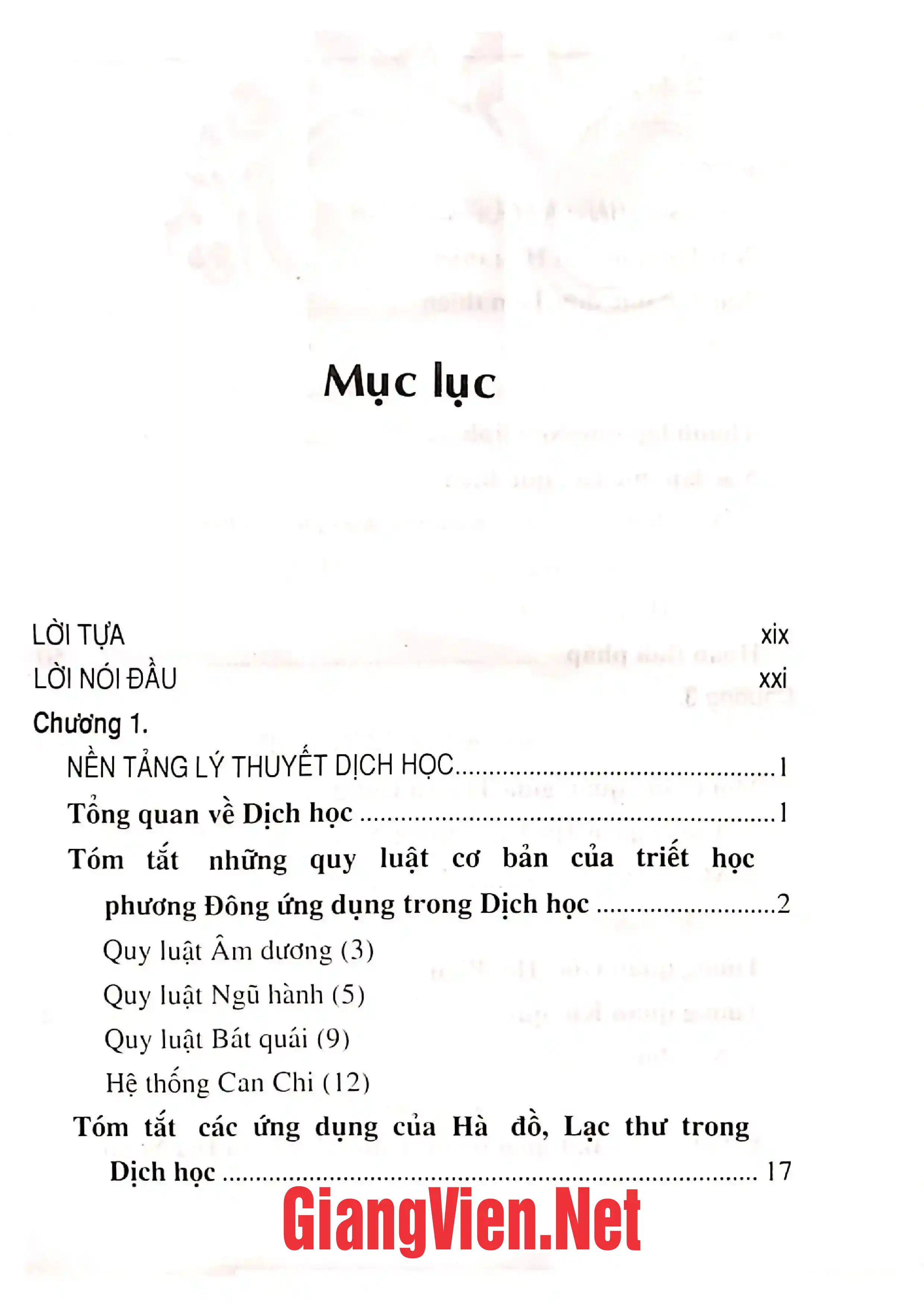 Trang bìa chính thức sách Dịch học ngũ linh