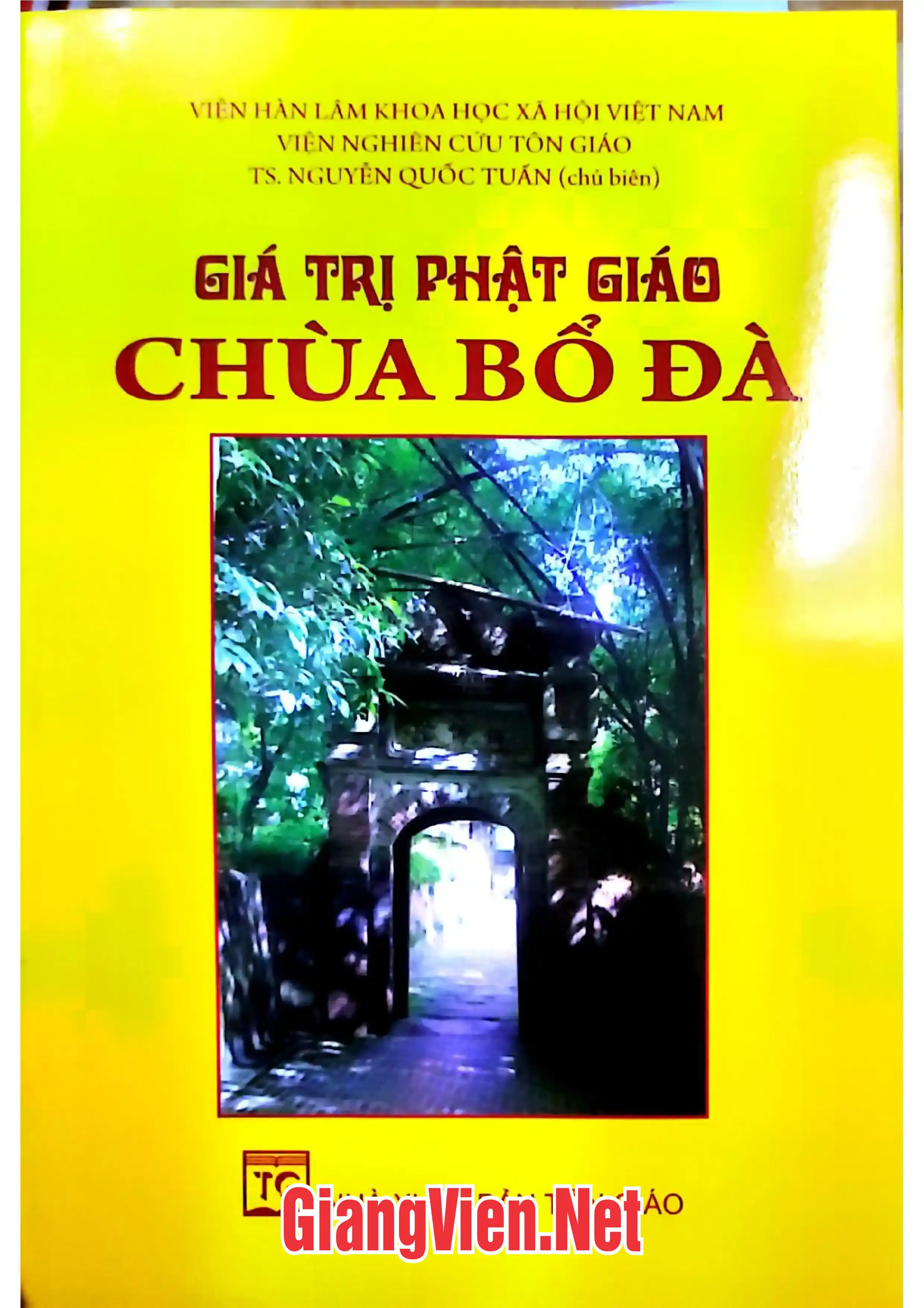 Nội dung trang phụ bản giới thiệu sách Bộ sách giá trị di sản mộc bản chùa Vĩnh Nghiêm và chùa Bổ Đà tỉnh Bắc Giang gồm 6 cuốn