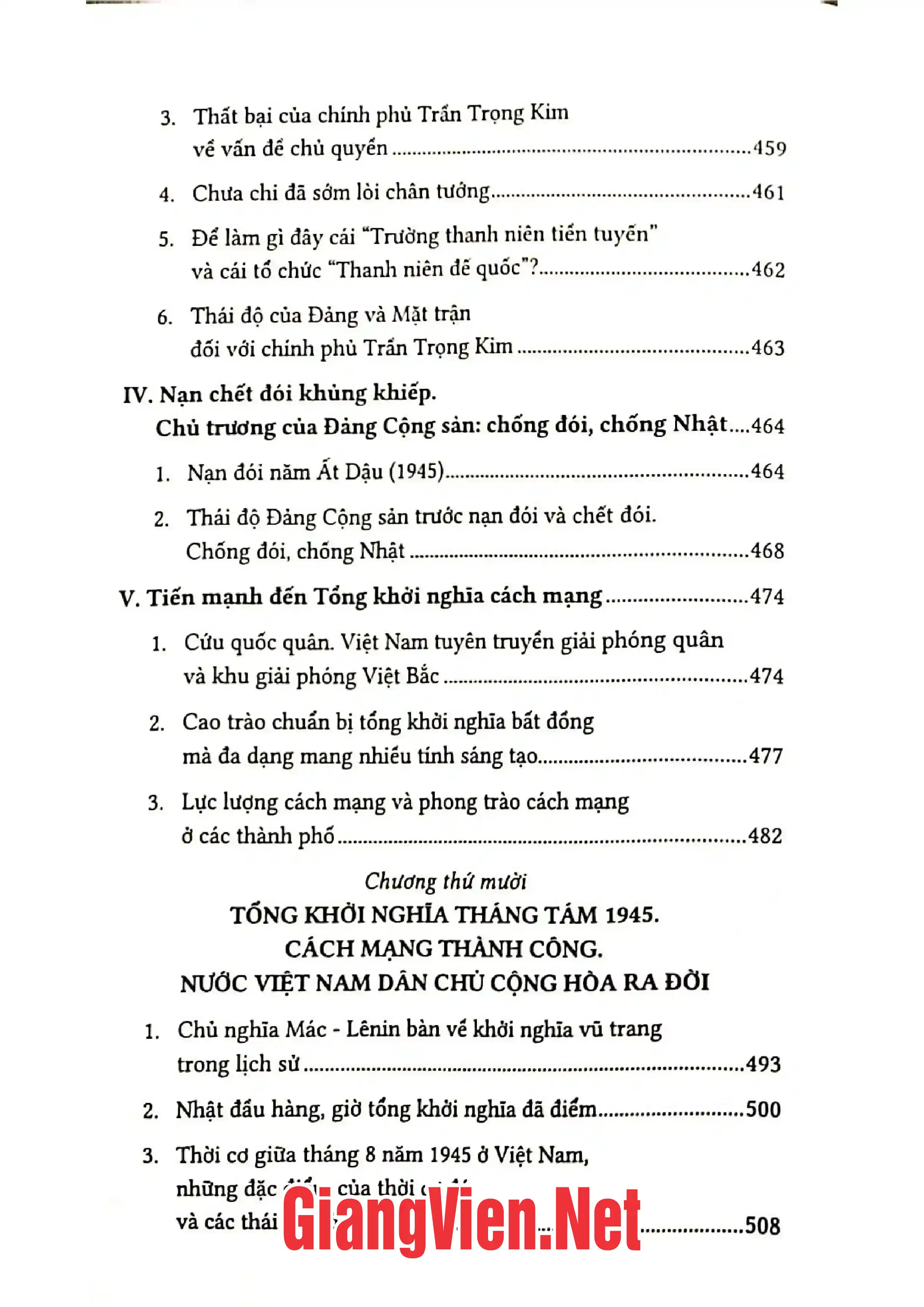 Nội dung mục lục và hình ảnh sách Sự phát triển của tư tưởng Việt Nam từ thế kỷ 19 đến cách mạng tháng Tám, Tập 3 - Trang 8