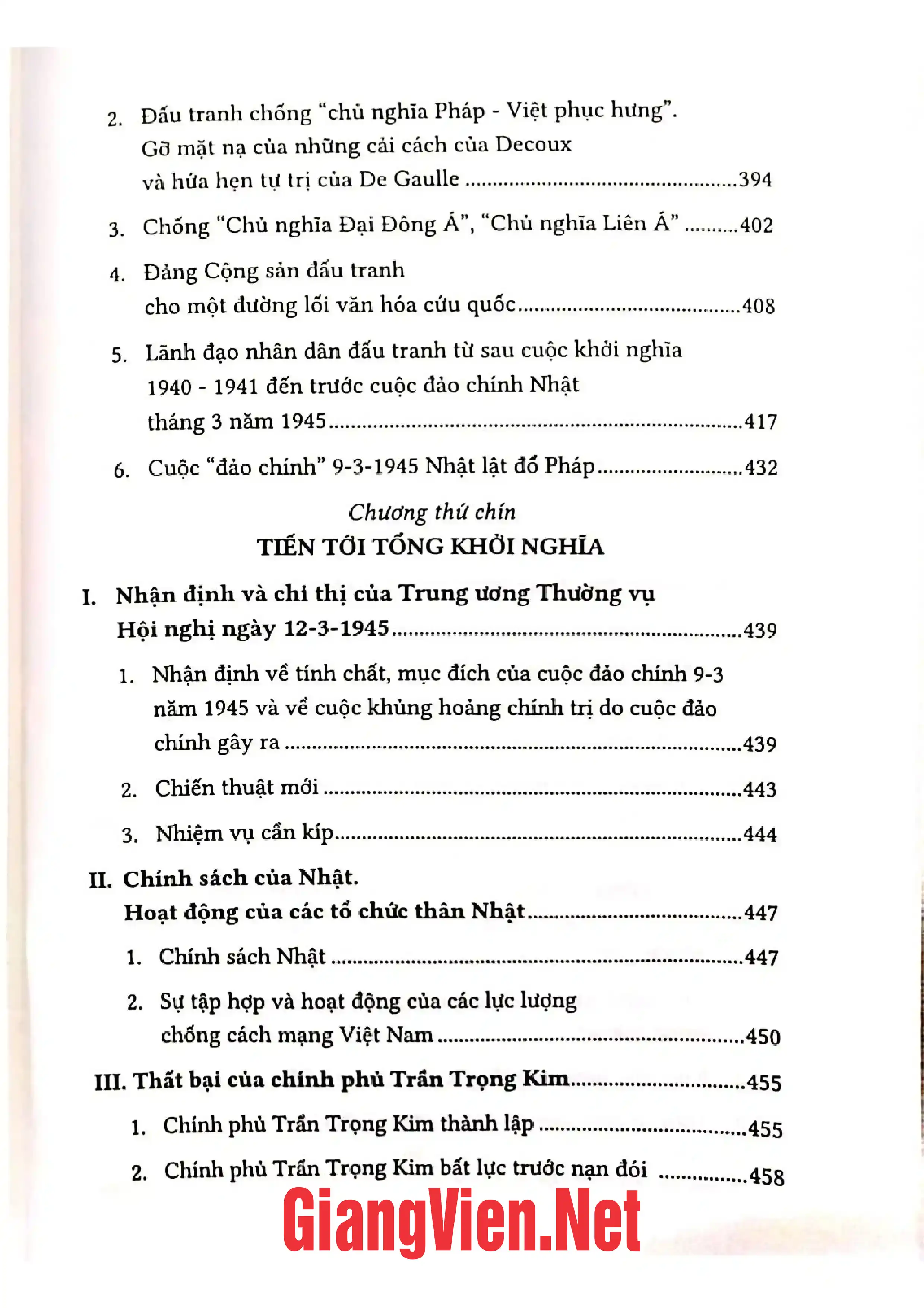 Nội dung mục lục và hình ảnh sách Sự phát triển của tư tưởng Việt Nam từ thế kỷ 19 đến cách mạng tháng Tám, Tập 3 - Trang 7