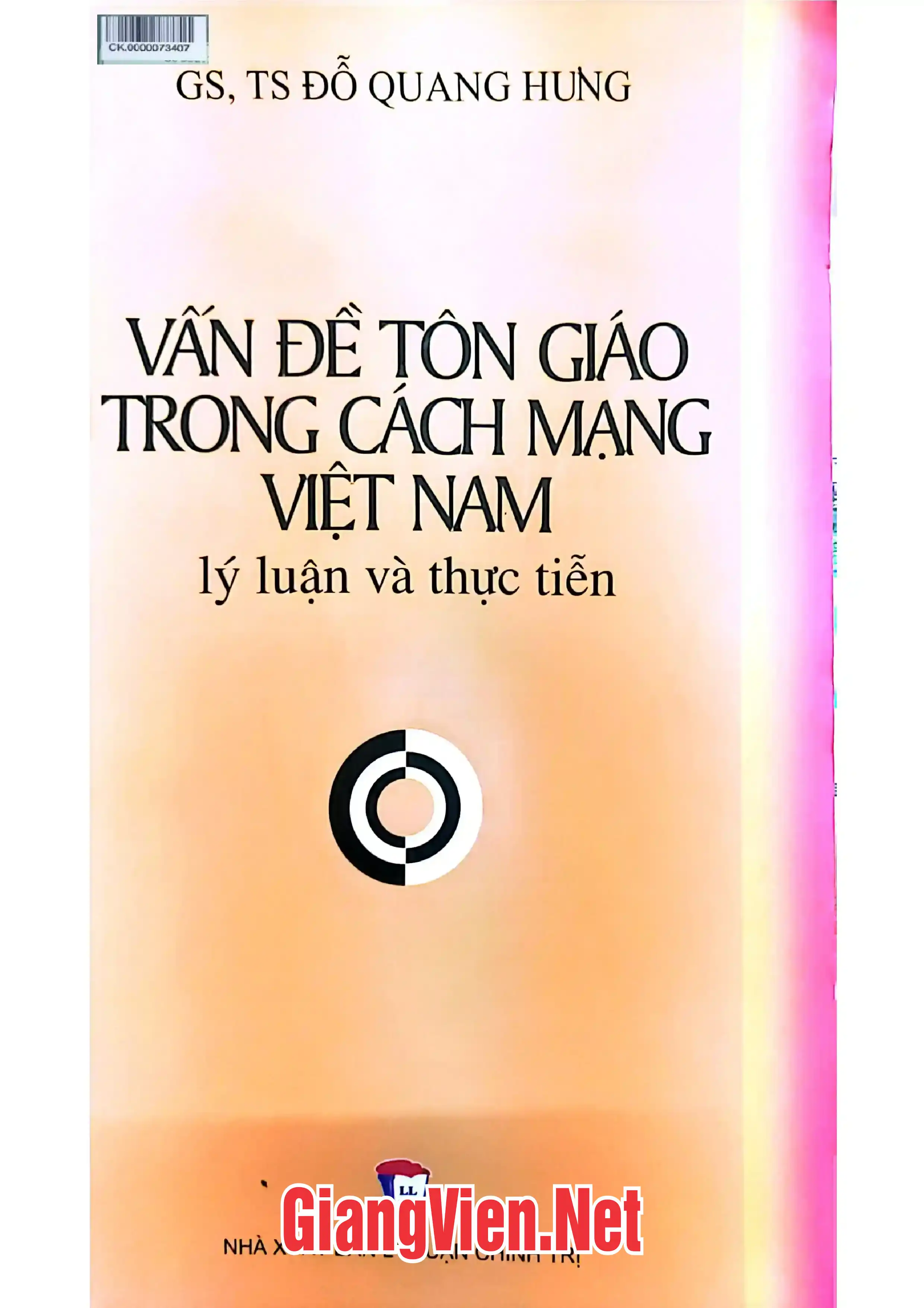 Ảnh bìa của Vấn đề tôn giáo trong cách mạng Việt Nam lý luận và thực tiễn