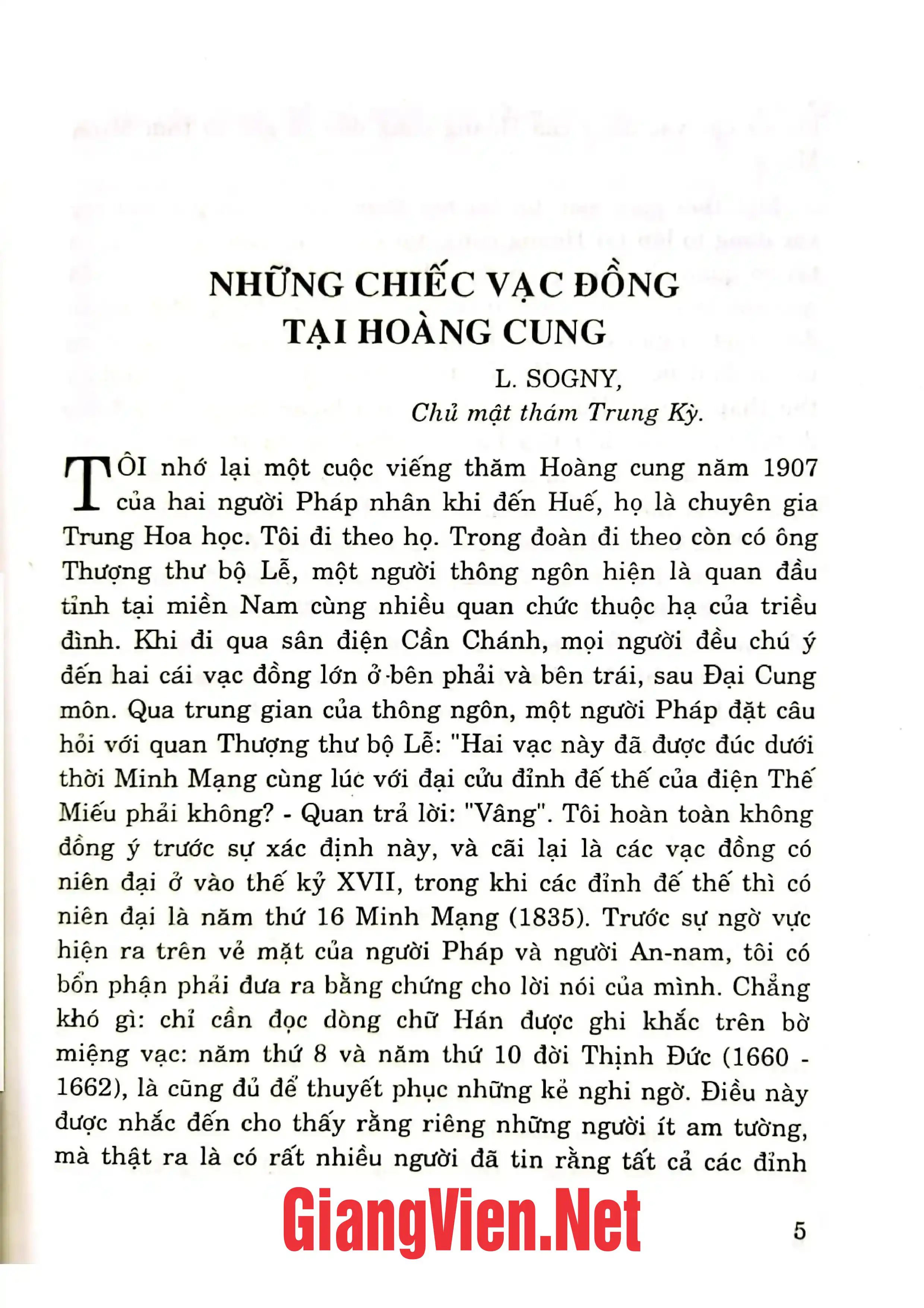 Mục lục chi tiết trang 1 sách Những người bạn cố đô Huế, Tập 8: 1921