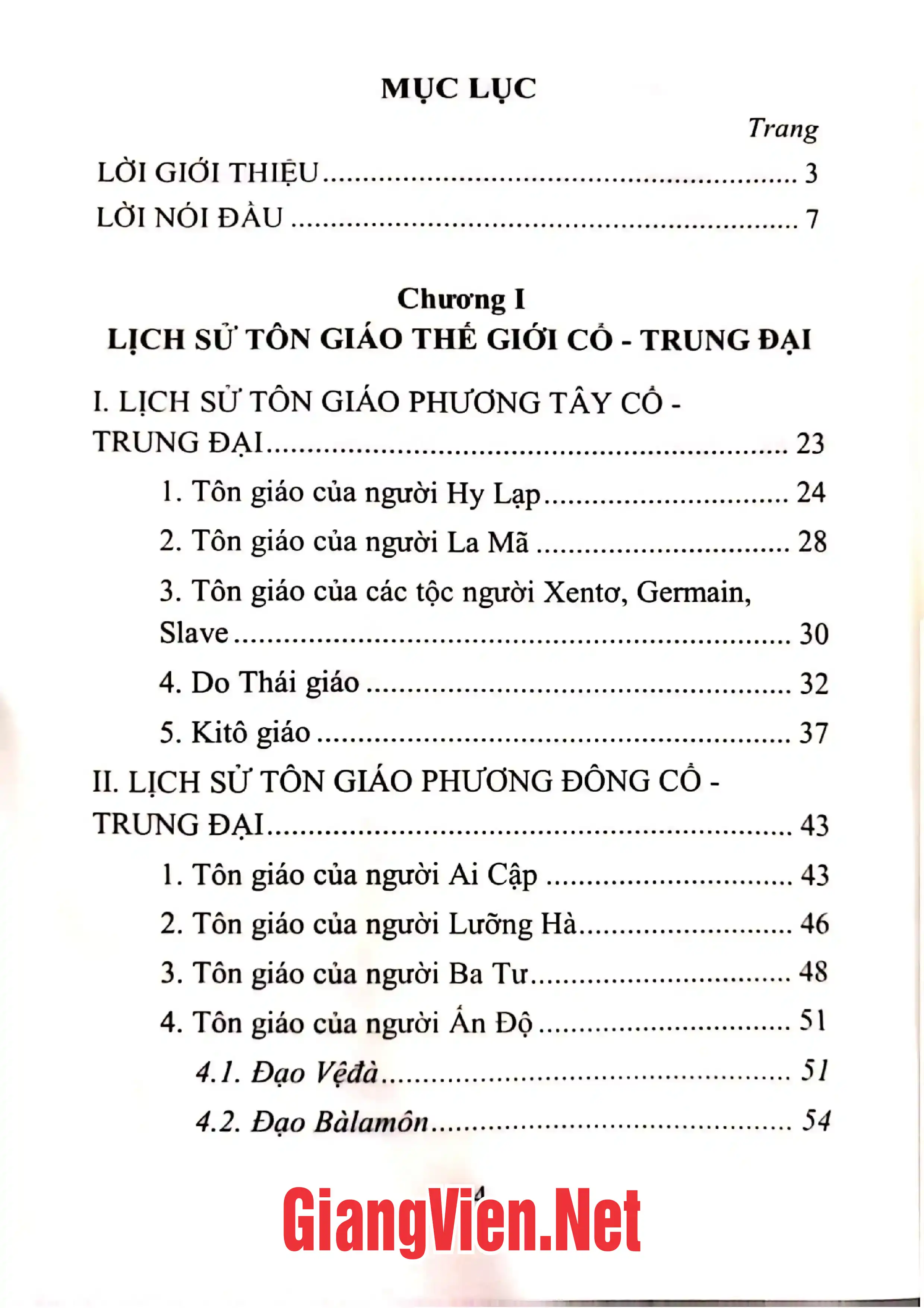 Trang bìa chính thức sách Lịch sử tôn giáo thế giới và Việt Nam