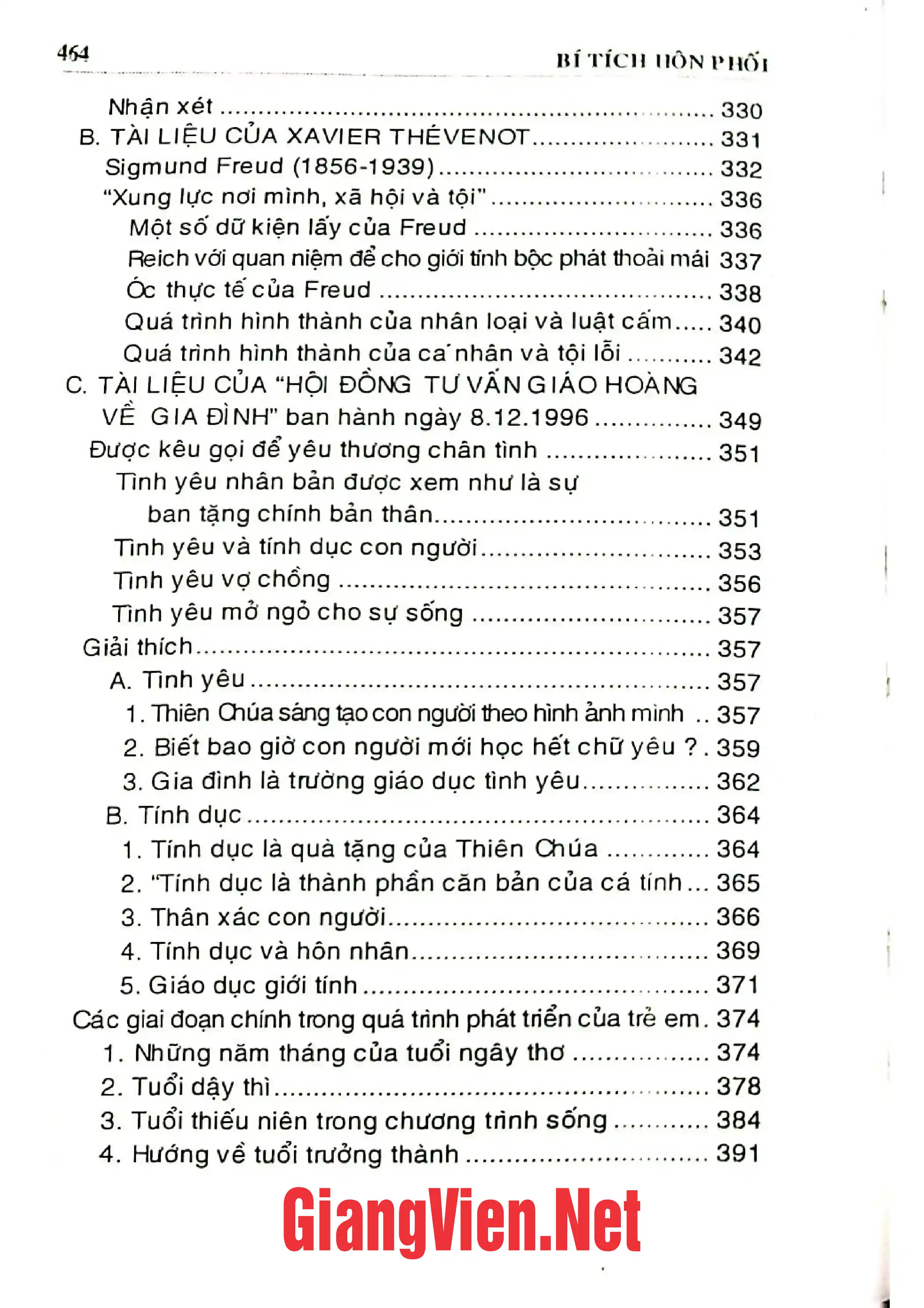 Nội dung mục lục và hình ảnh sách Bí tích học - Tập VII - Bí tích Hôn phối - Trang 5