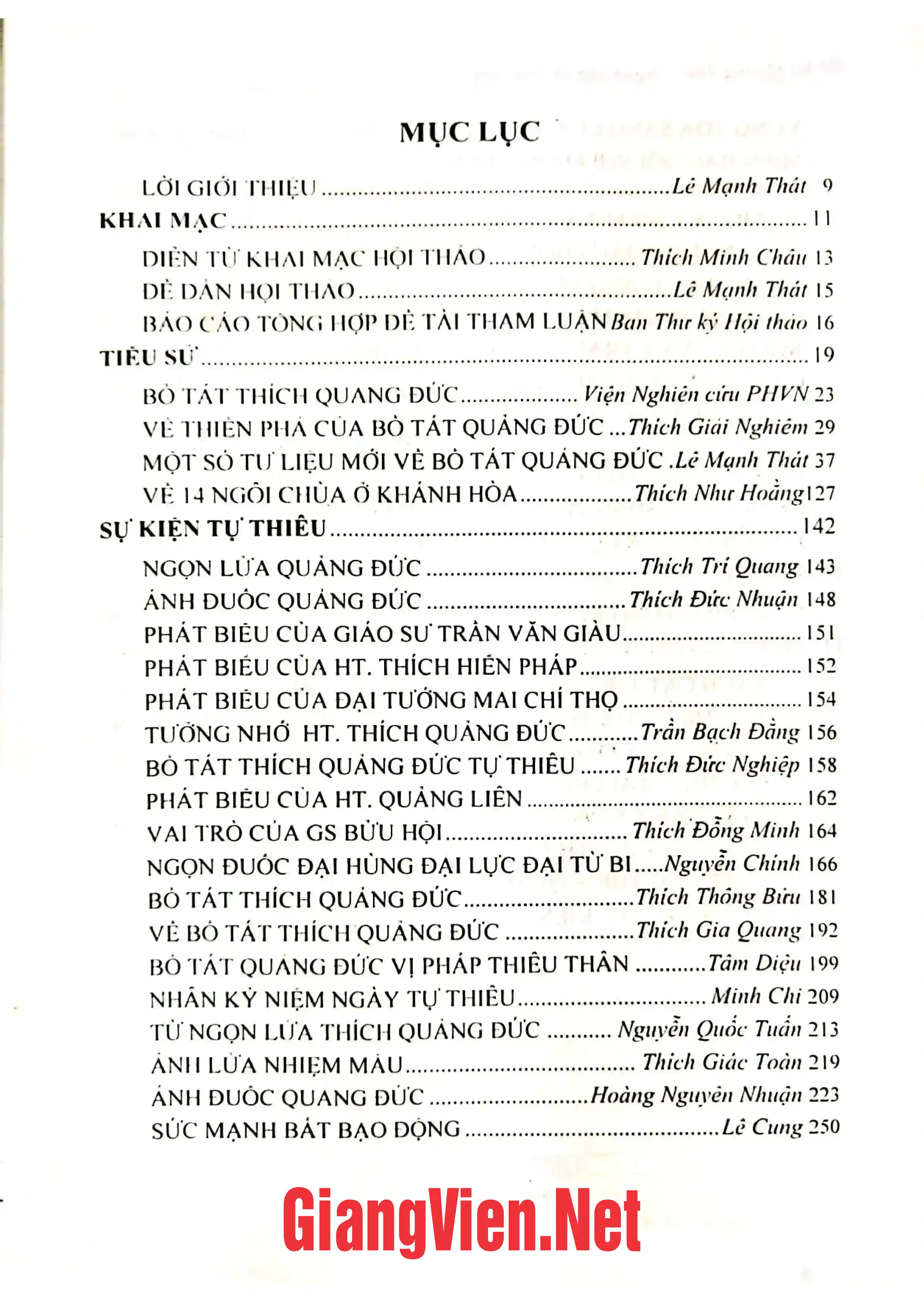Trang bìa chính thức sách Bồ Tát Quảng Đức ngọn lửa và trái tim