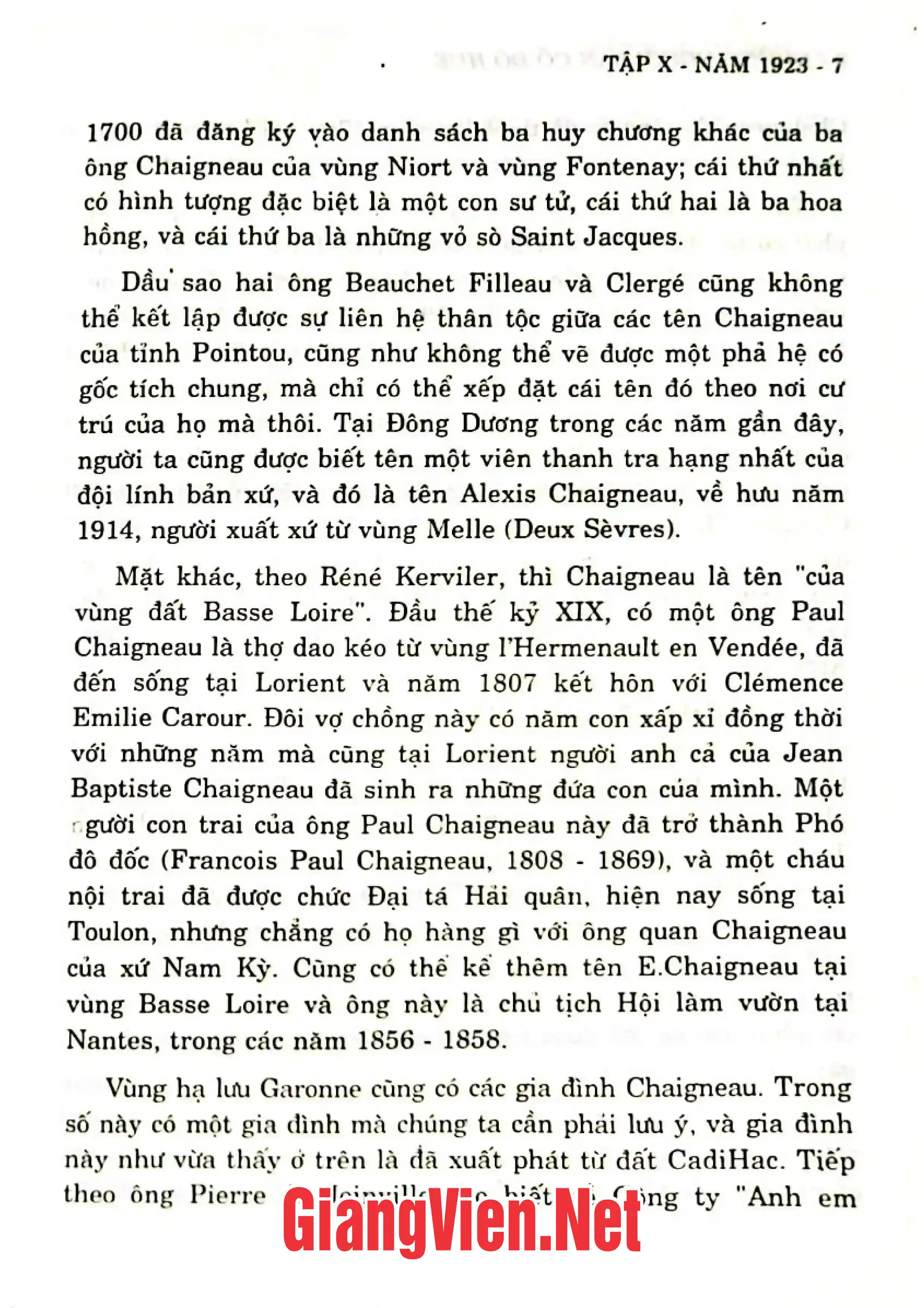 Nội dung trang phụ bản giới thiệu sách Những người bạn cố đô Huế, Tập 10: 1923