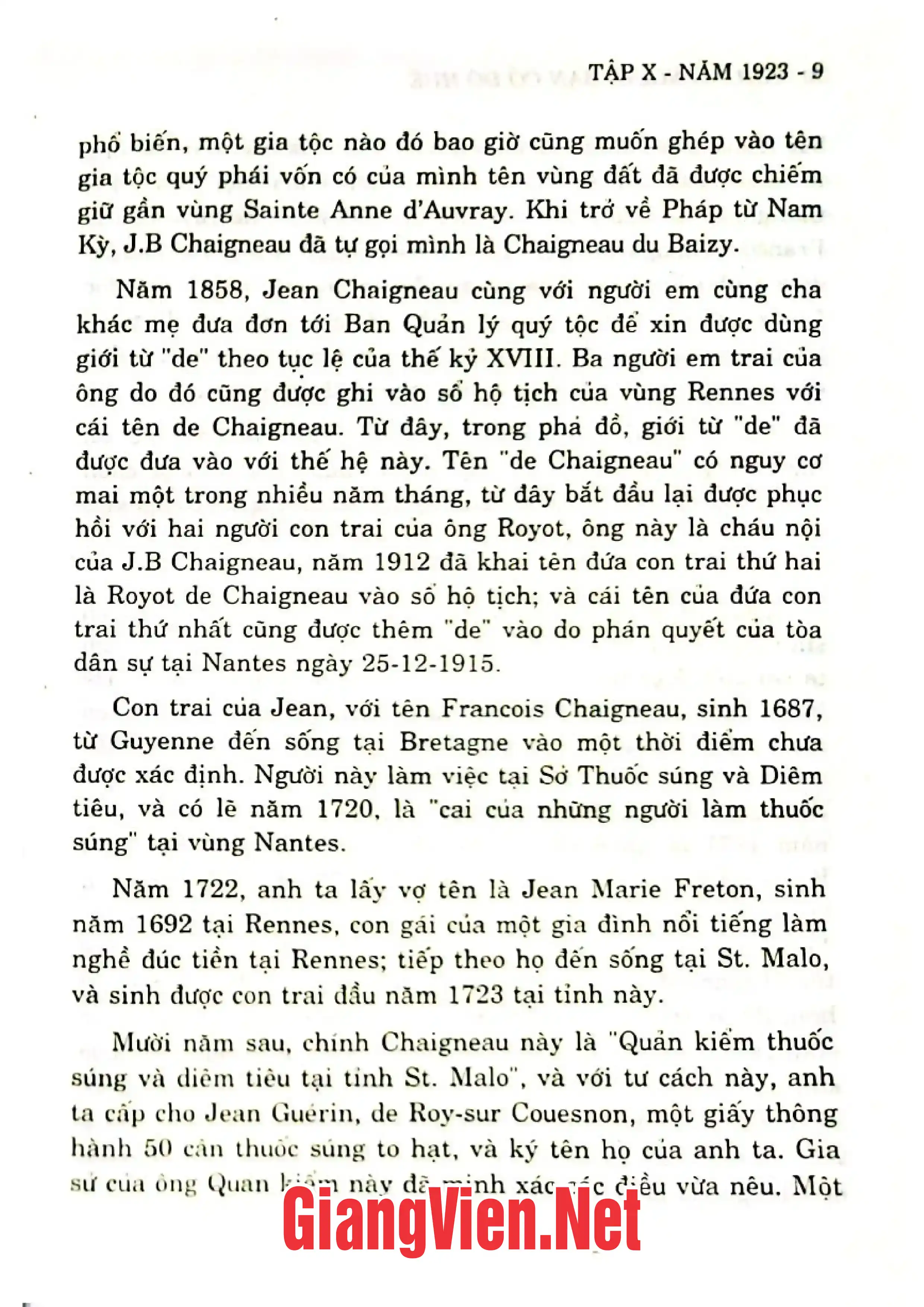 Nội dung mục lục và hình ảnh sách Những người bạn cố đô Huế, Tập 10: 1923 - Trang 6