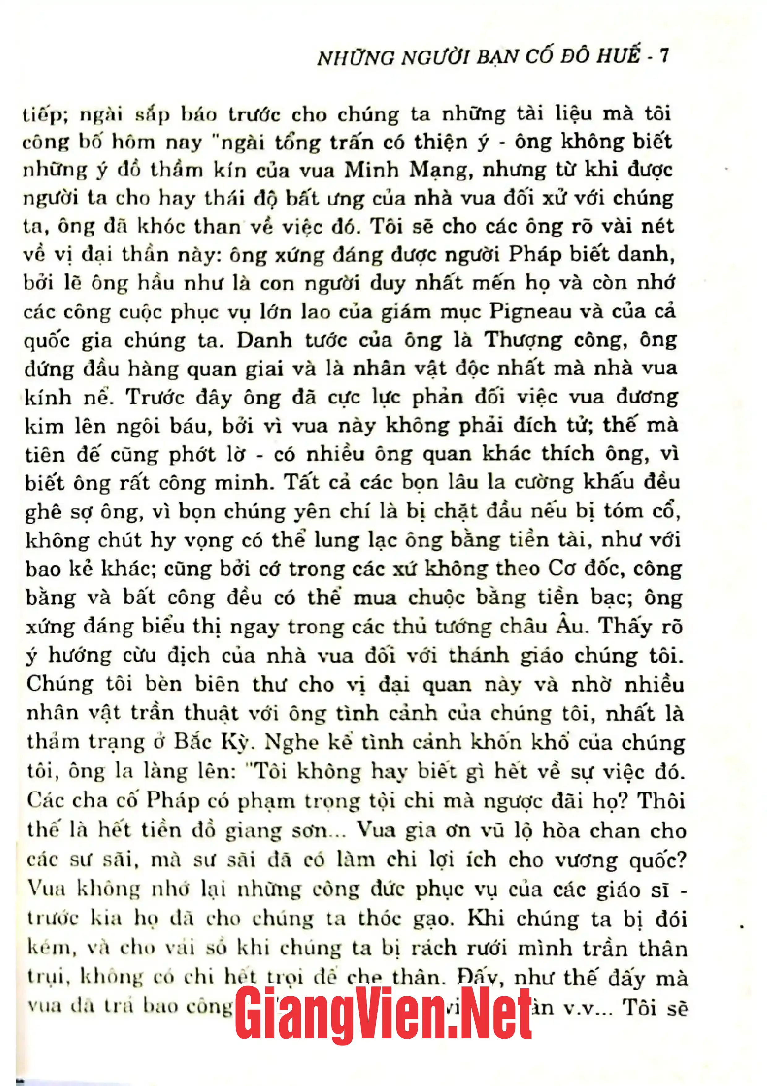 Nội dung trang phụ bản giới thiệu sách Những người bạn cố đô Huế, Tập 13: 1926
