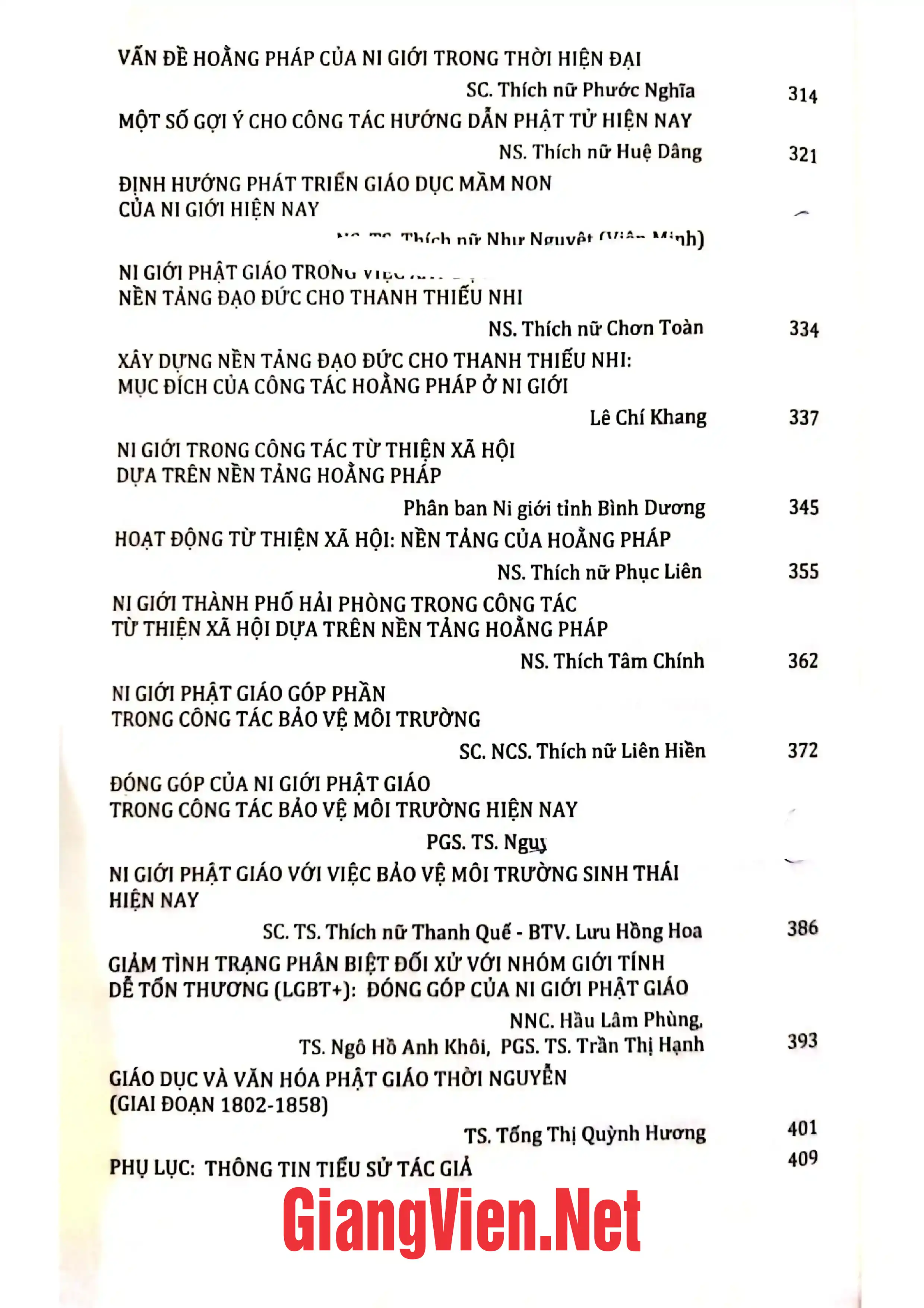 Nội dung mục lục và hình ảnh sách Ni Lưu giới đức, tâm đức, Tuệ Đức - Trang 7