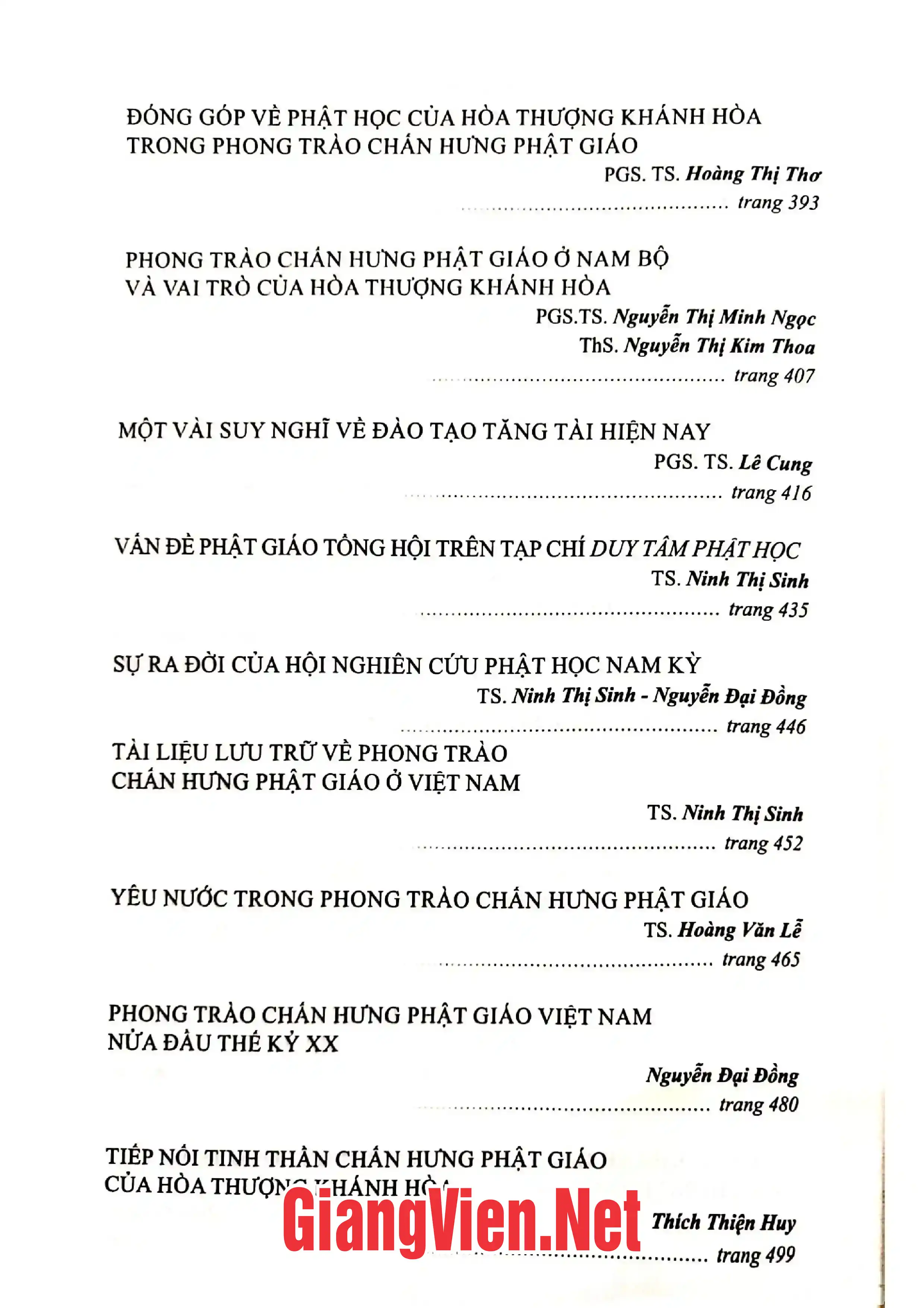 Ảnh minh họa nội dung cuốn sách: Hòa thượng Khánh Hòa với phong trào chấn hưng Phật giáo Việt Nam