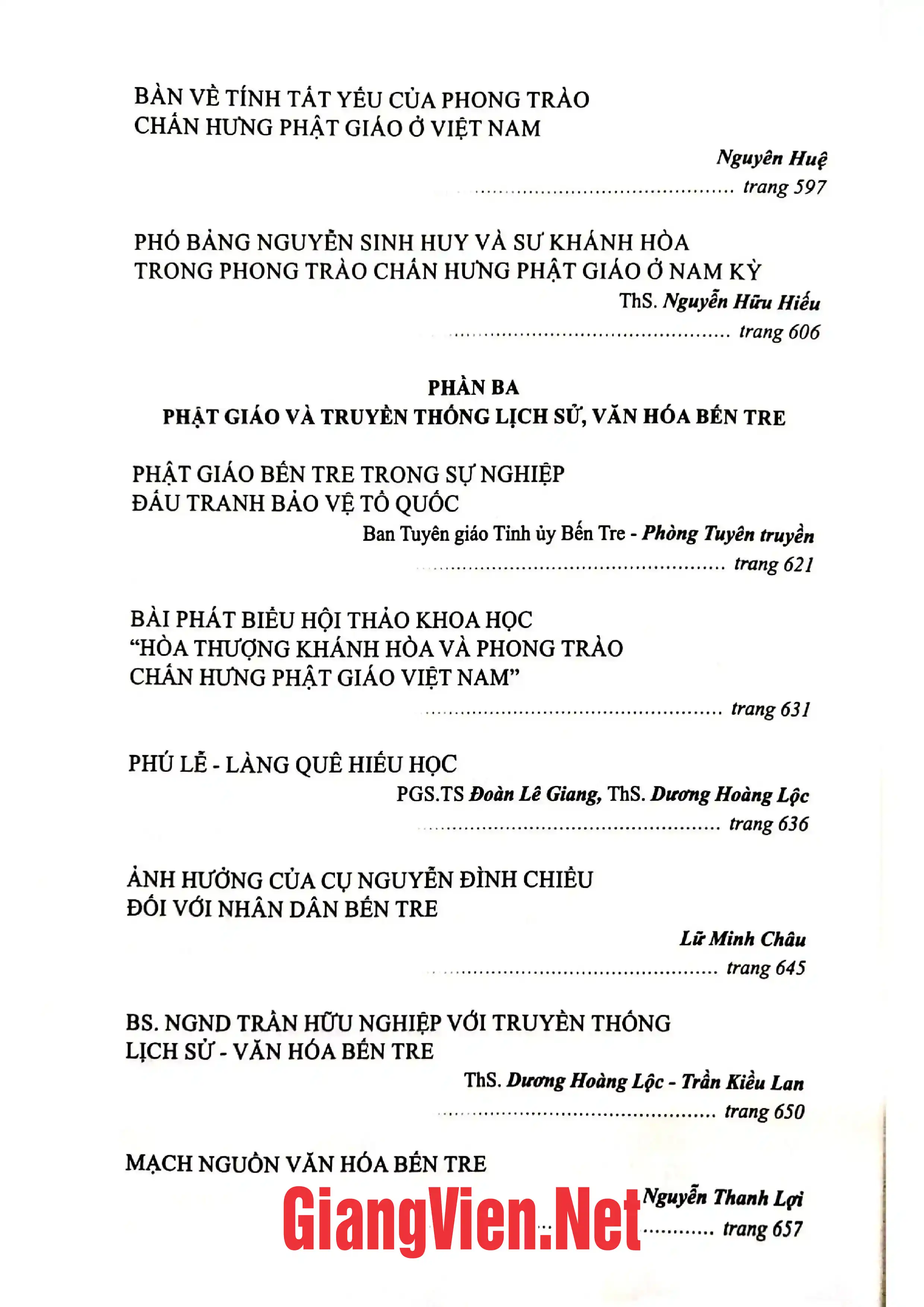 Ảnh minh họa nội dung cuốn sách: Hòa thượng Khánh Hòa với phong trào chấn hưng Phật giáo Việt Nam