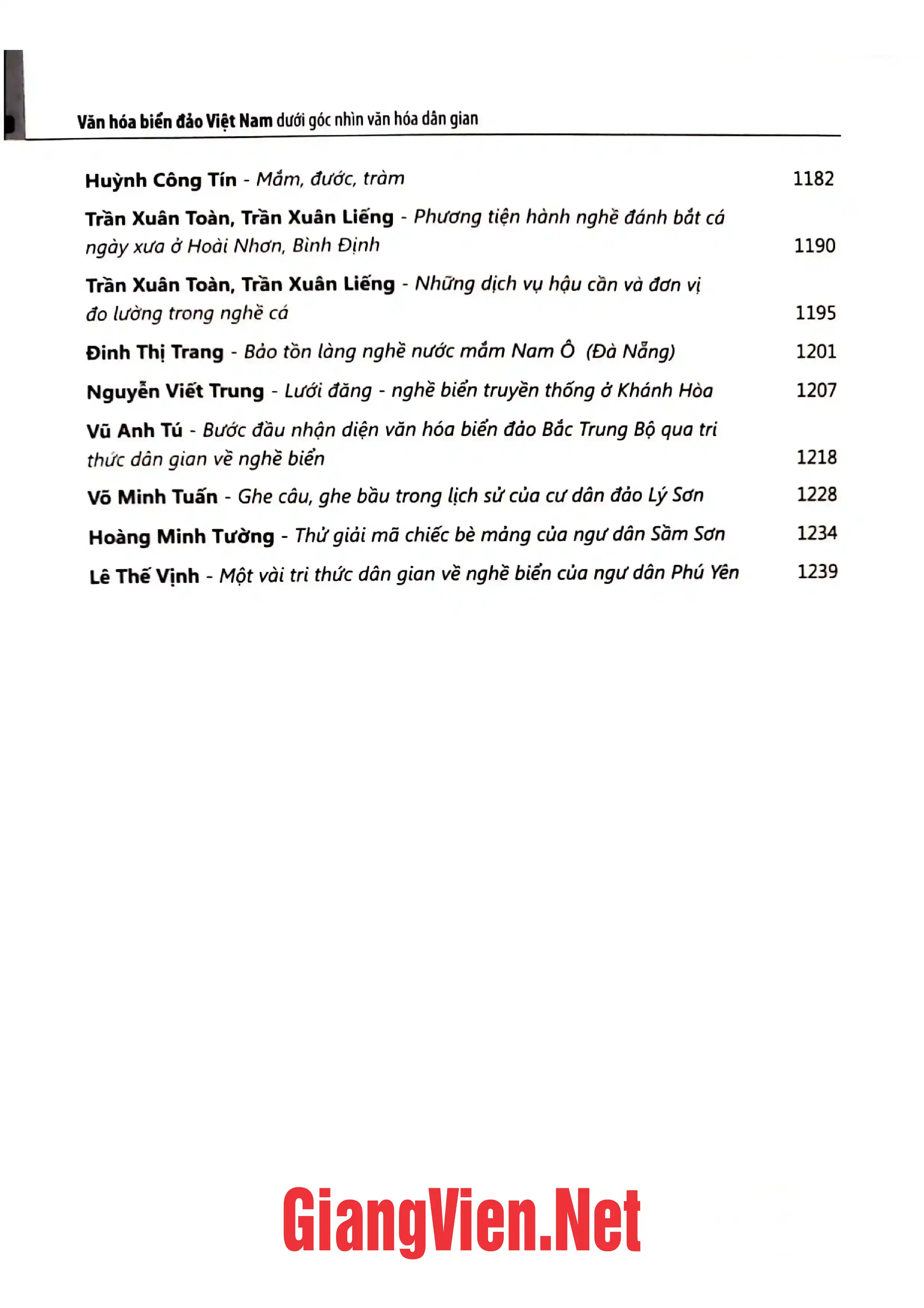 Ảnh minh họa nội dung cuốn sách: Văn hóa biển đảo Việt Nam dưới góc nhìn văn hóa dân gian, Tập 2