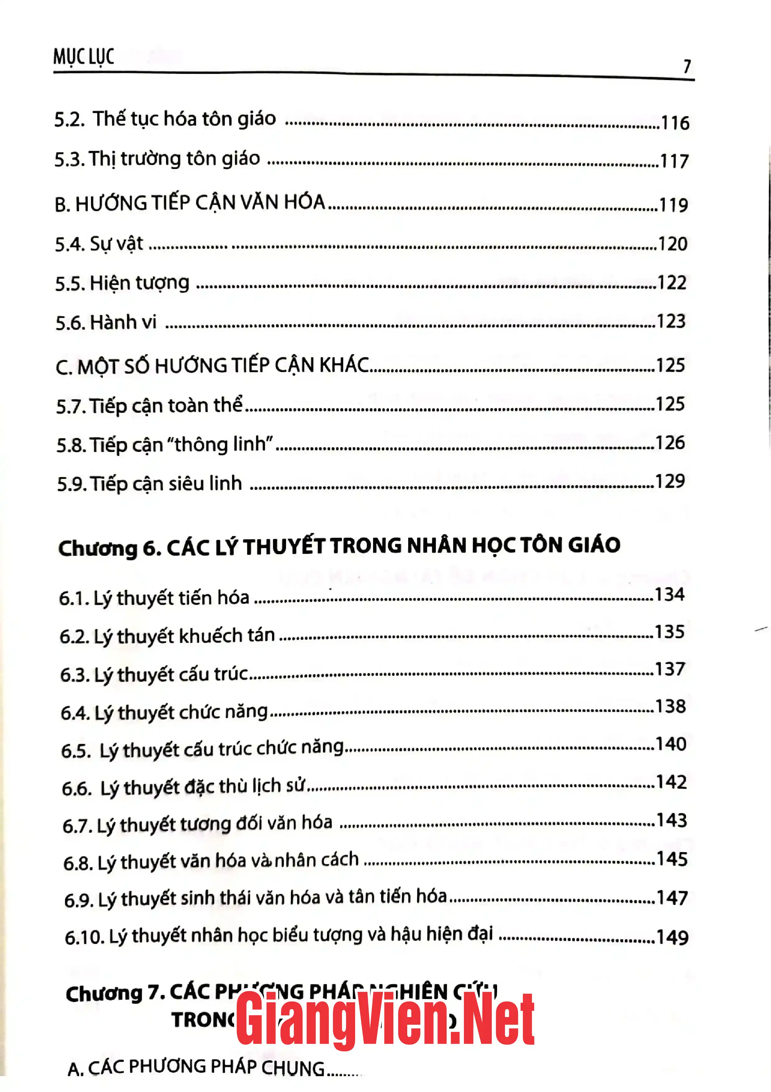 Ảnh minh họa nội dung cuốn sách: Nhân học tôn giáo