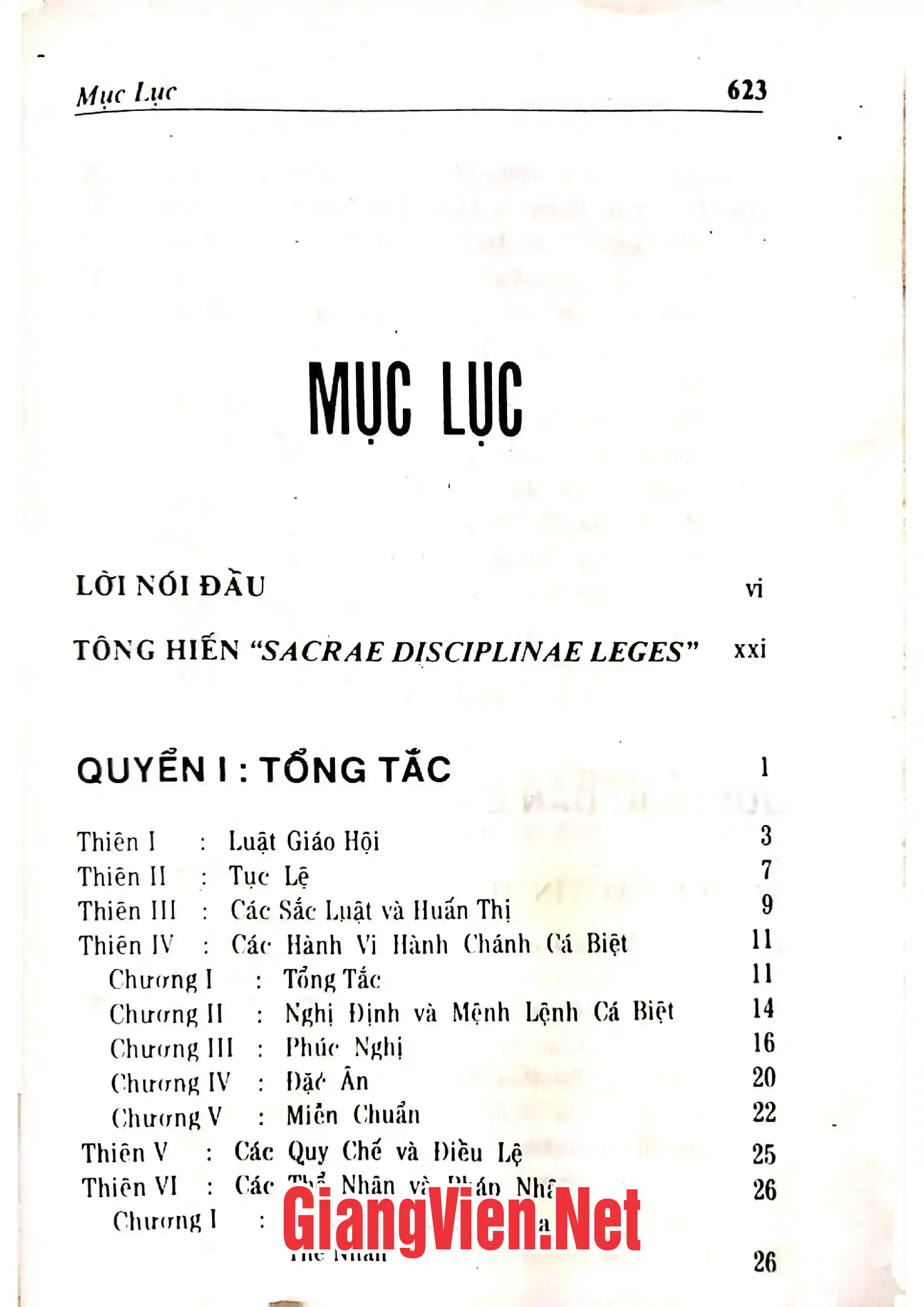Trang bìa chính thức sách Bộ Giáo luật