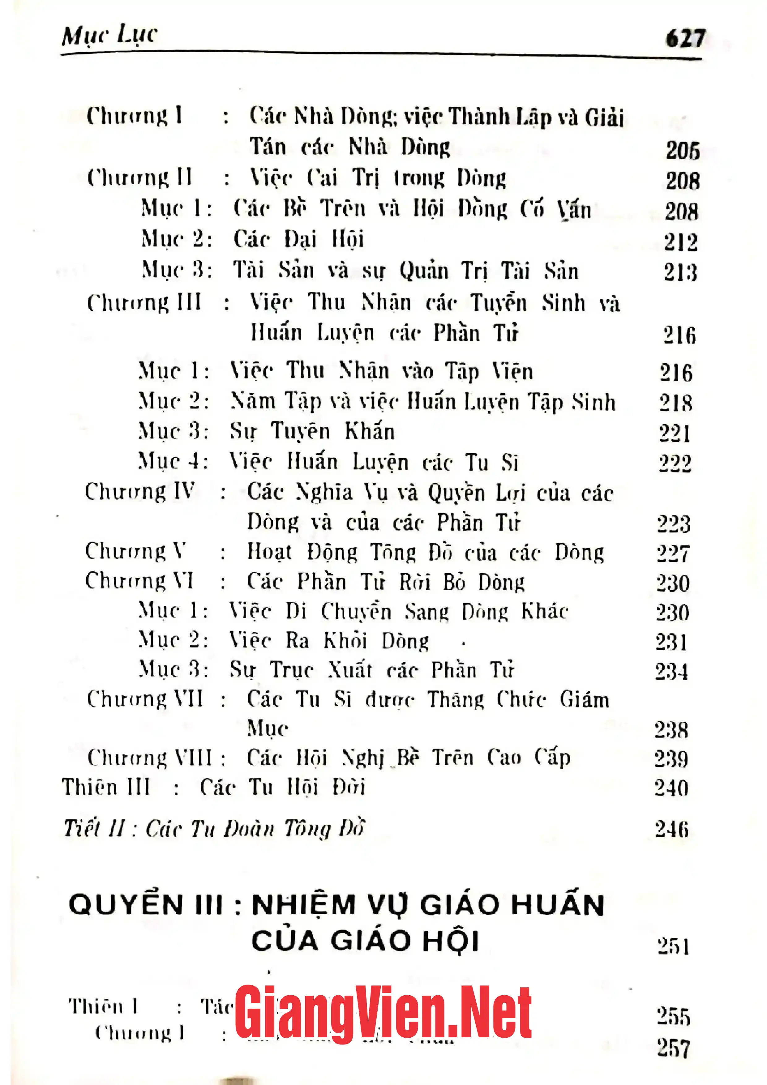Nội dung trang phụ bản giới thiệu sách Bộ Giáo luật