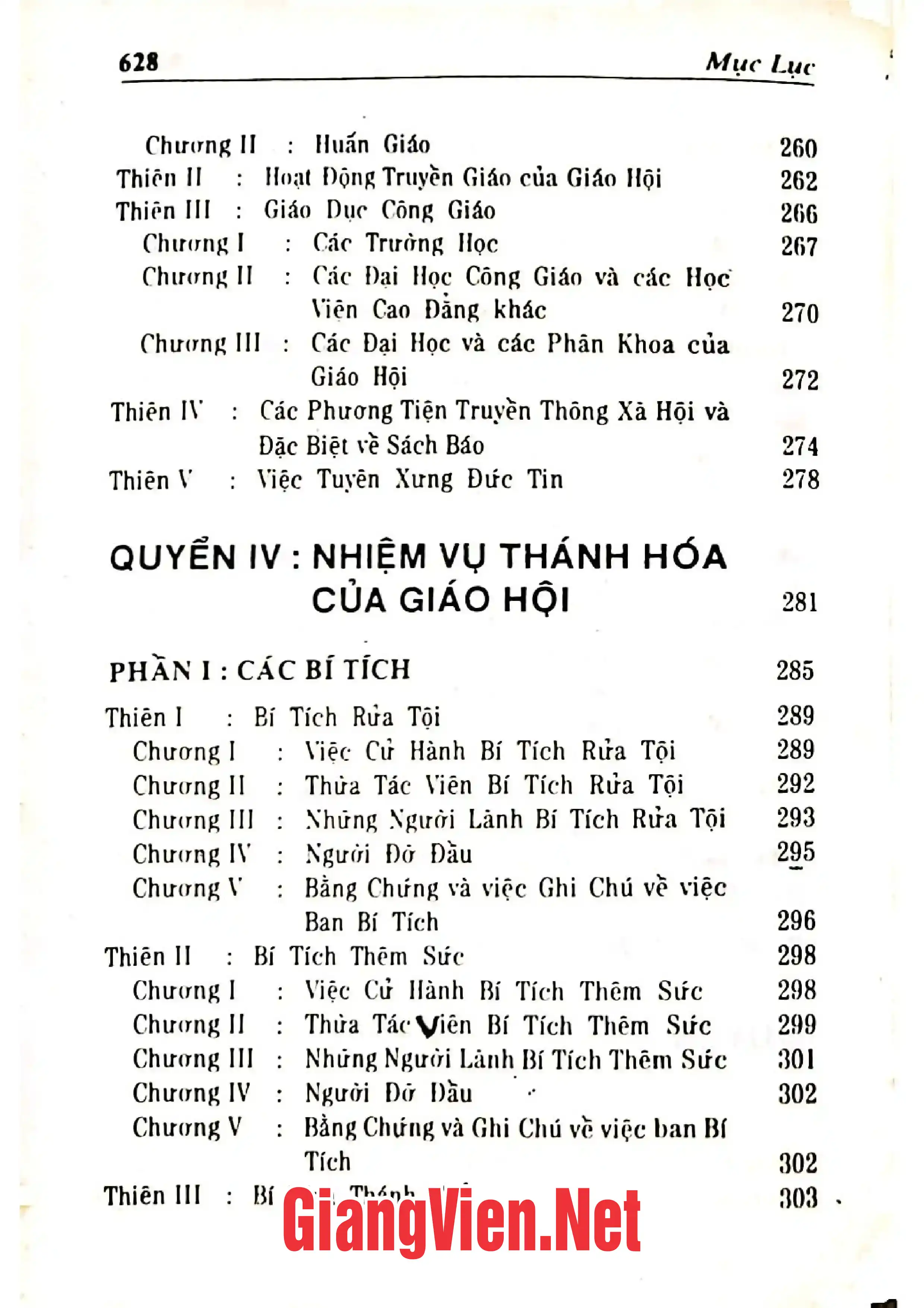 Nội dung mục lục và hình ảnh sách Bộ Giáo luật - Trang 5