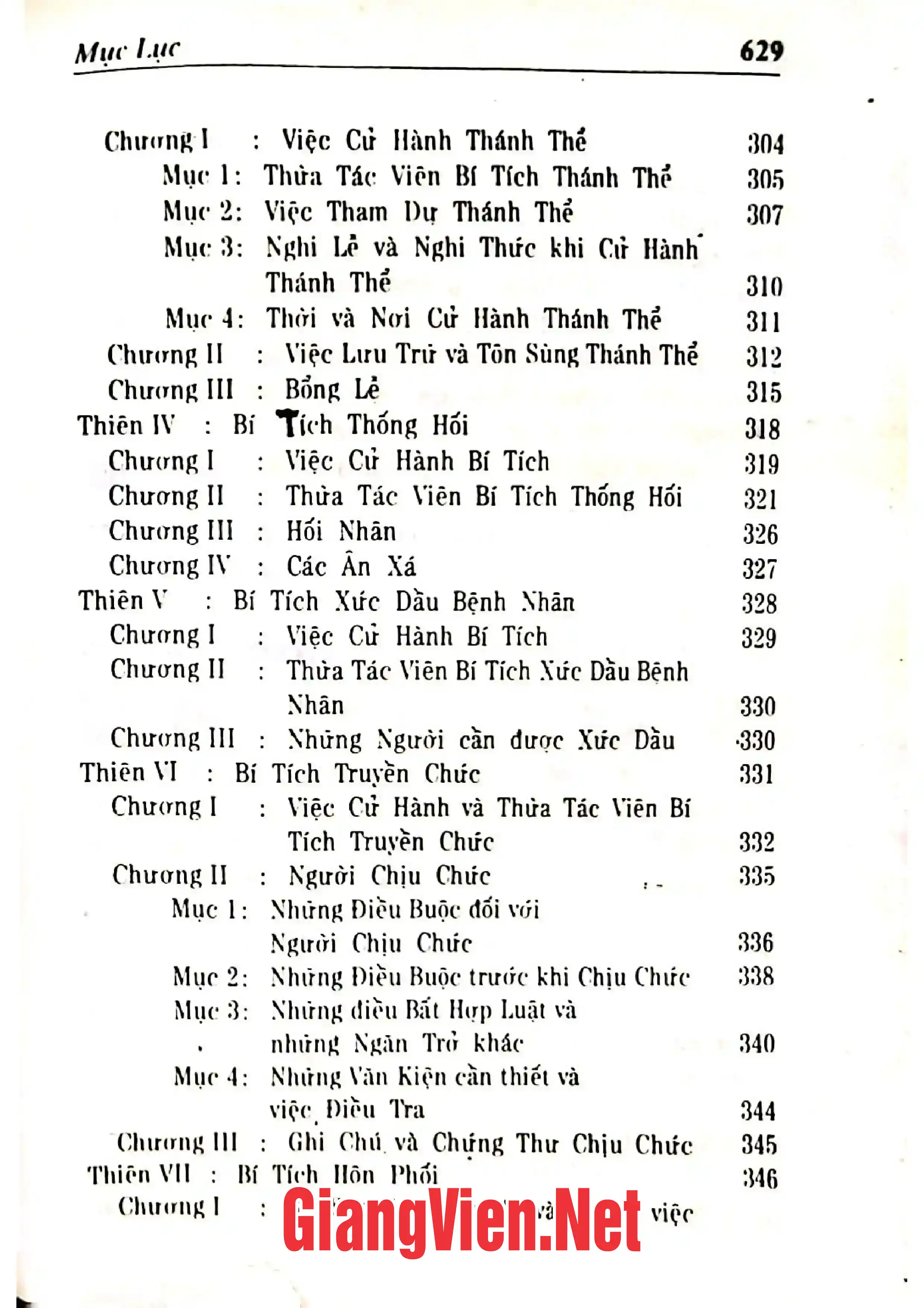 Nội dung mục lục và hình ảnh sách Bộ Giáo luật - Trang 6