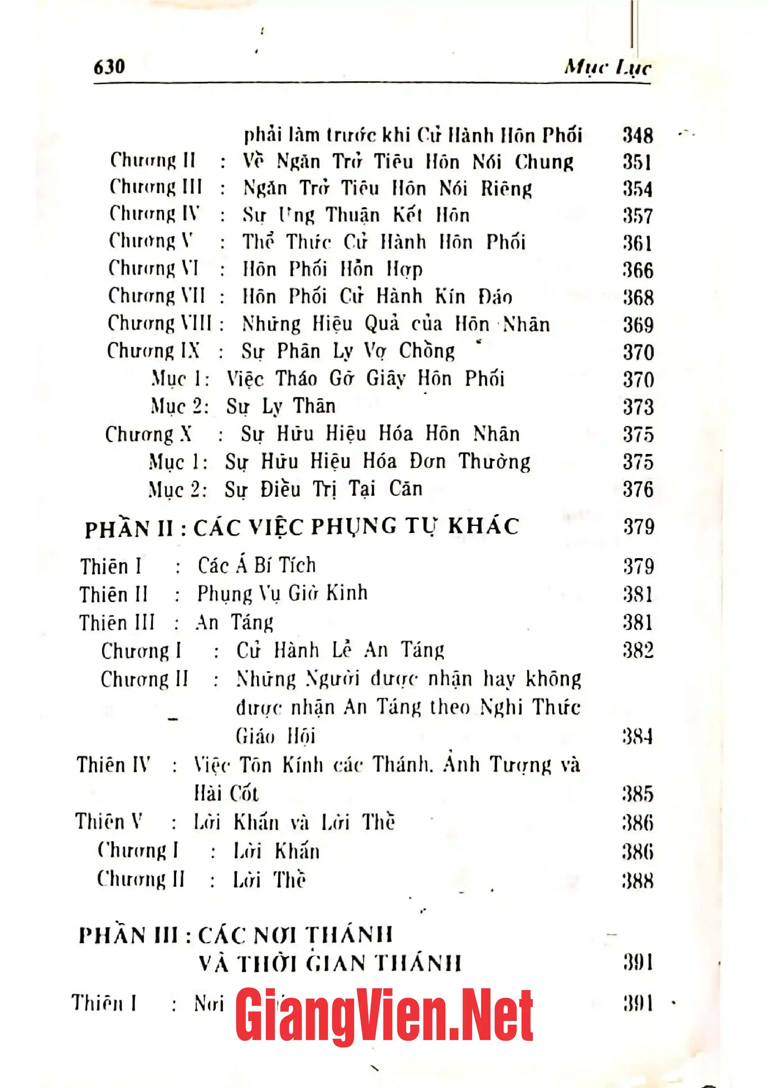 Nội dung mục lục và hình ảnh sách Bộ Giáo luật - Trang 7