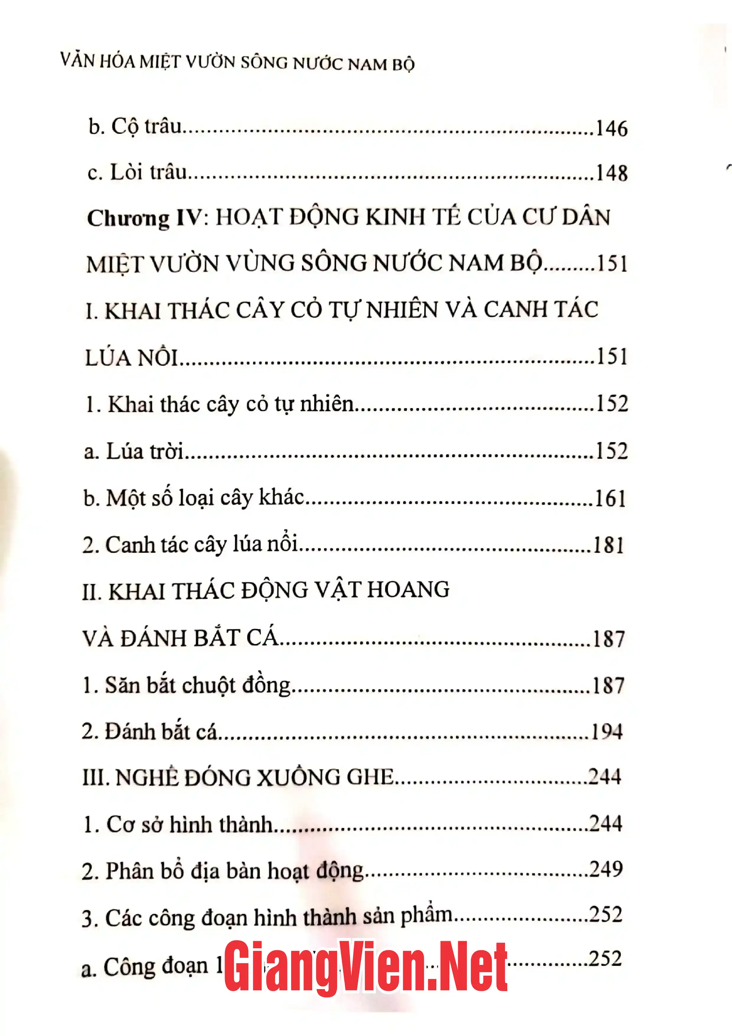 Ảnh minh họa nội dung cuốn sách: Văn hóa miệt vườn sông nước Nam Bộ